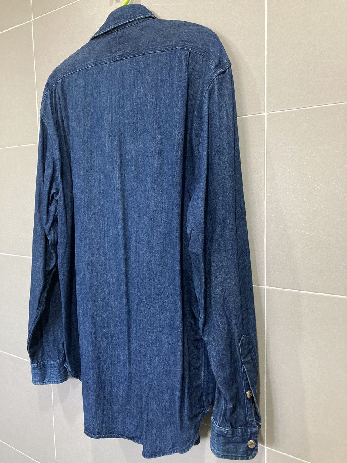 Polo Ralph Lauren RRL Double RL Ralph Lauren Indigo Denim Work Shirt M Size US M / EU 48-50 / 2 - 7 Thumbnail