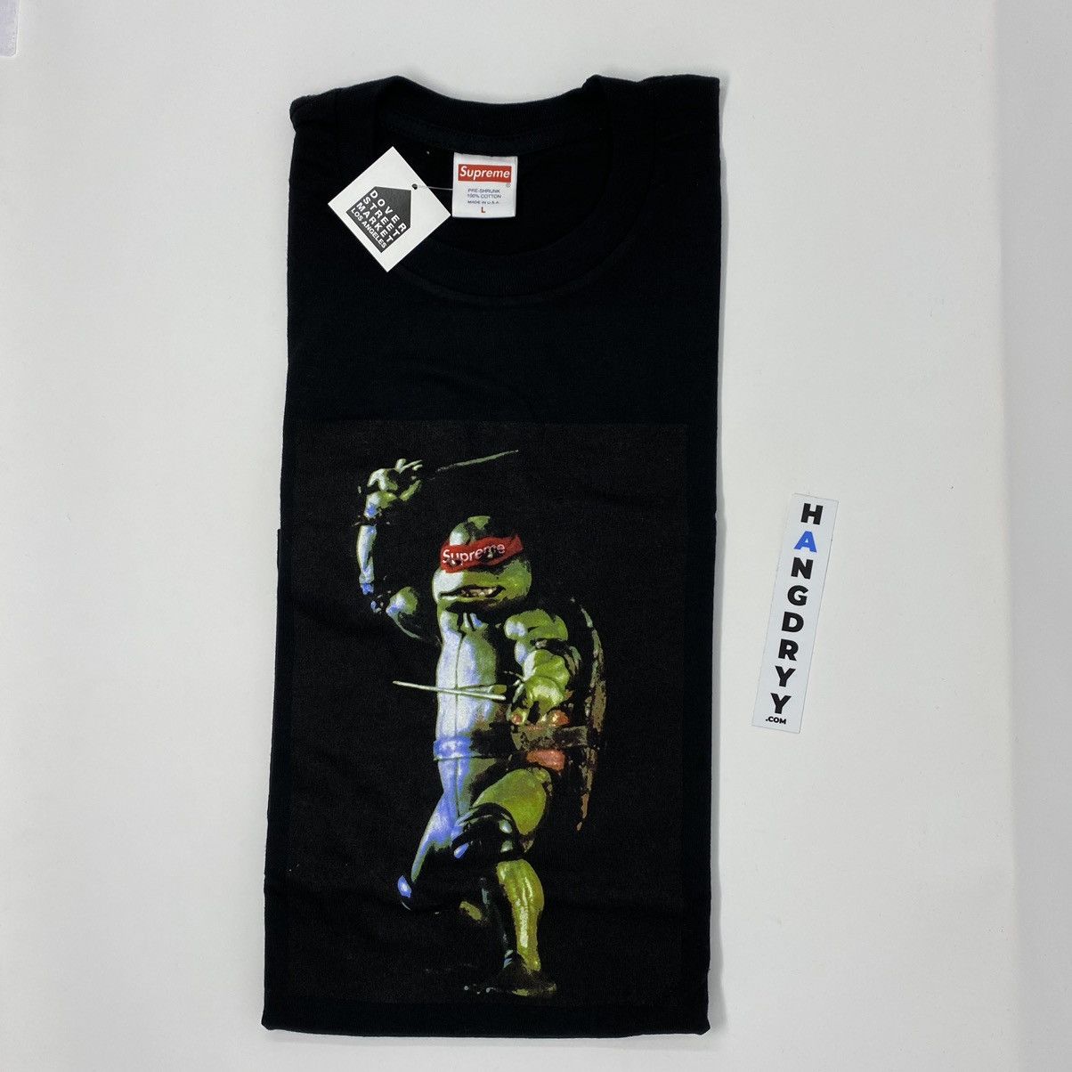 Supreme Supreme Raphael Tee Black TMNT L | Grailed