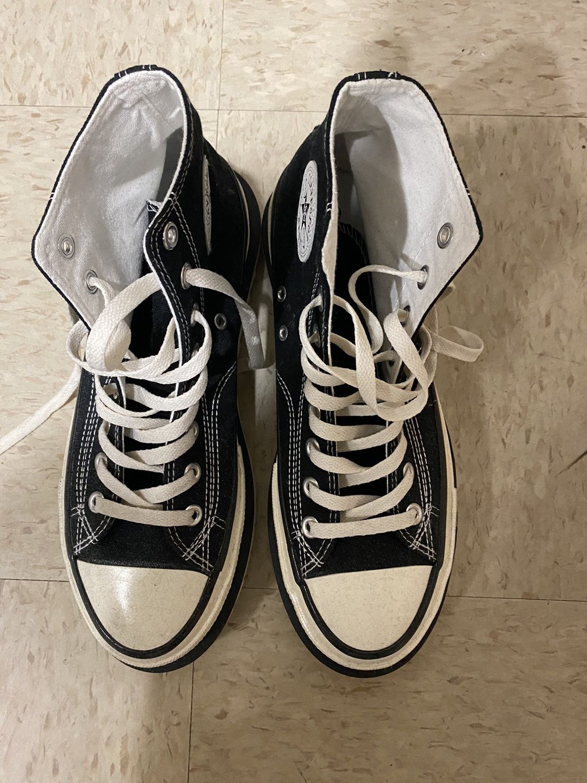 Vintage Converse shark sole custom Grailed