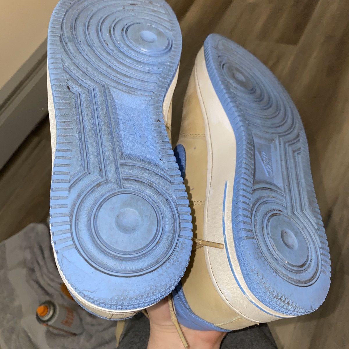 Nike Vintage NEED GONE 2006 Vintage Linen Blue Air Force 1 XXV Grailed