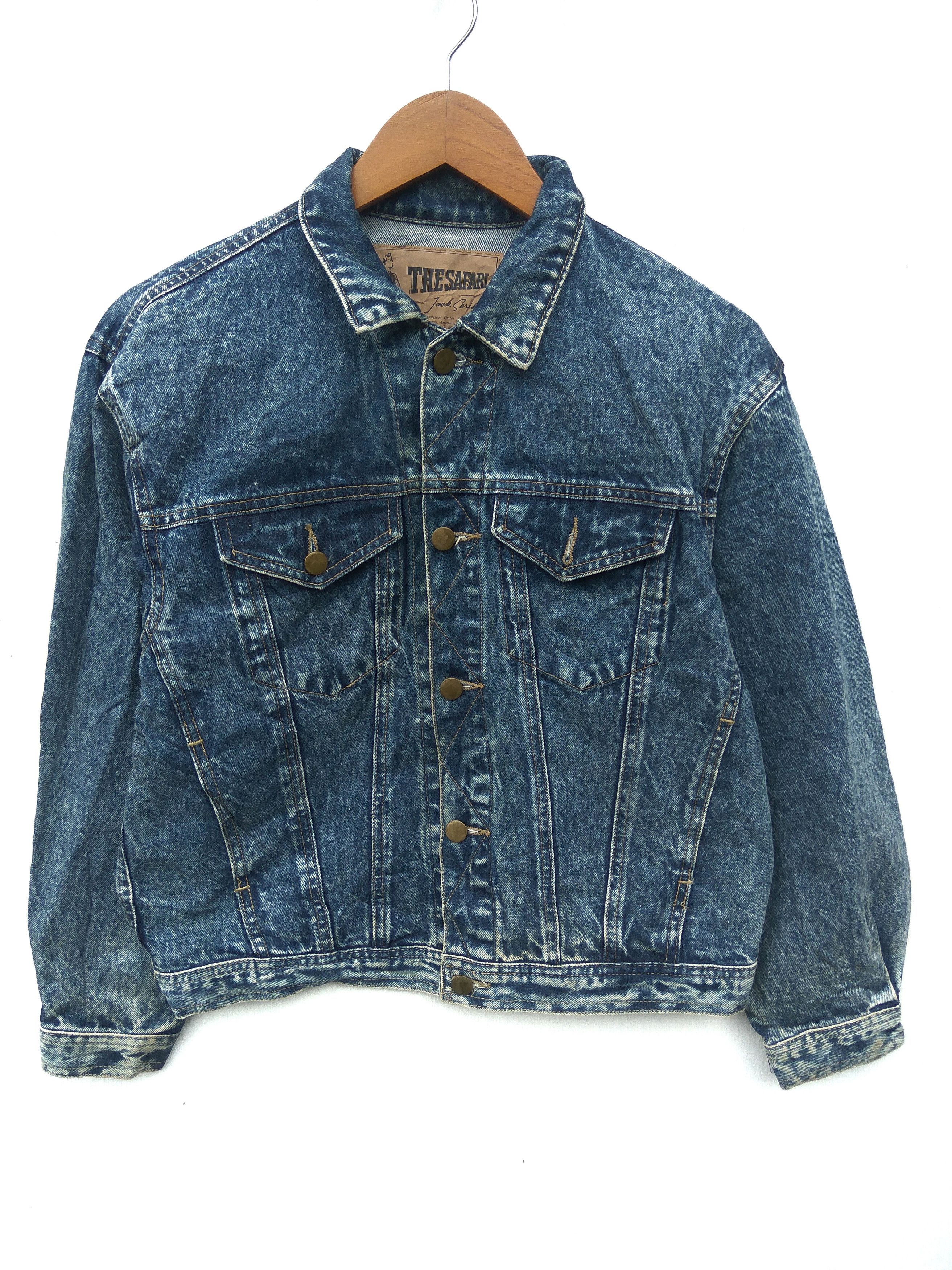 Japanese Brand The Safari Jacket Jack Serika Denim Jacket Size US S / EU 44-46 / 1 - 1 Thumbnail