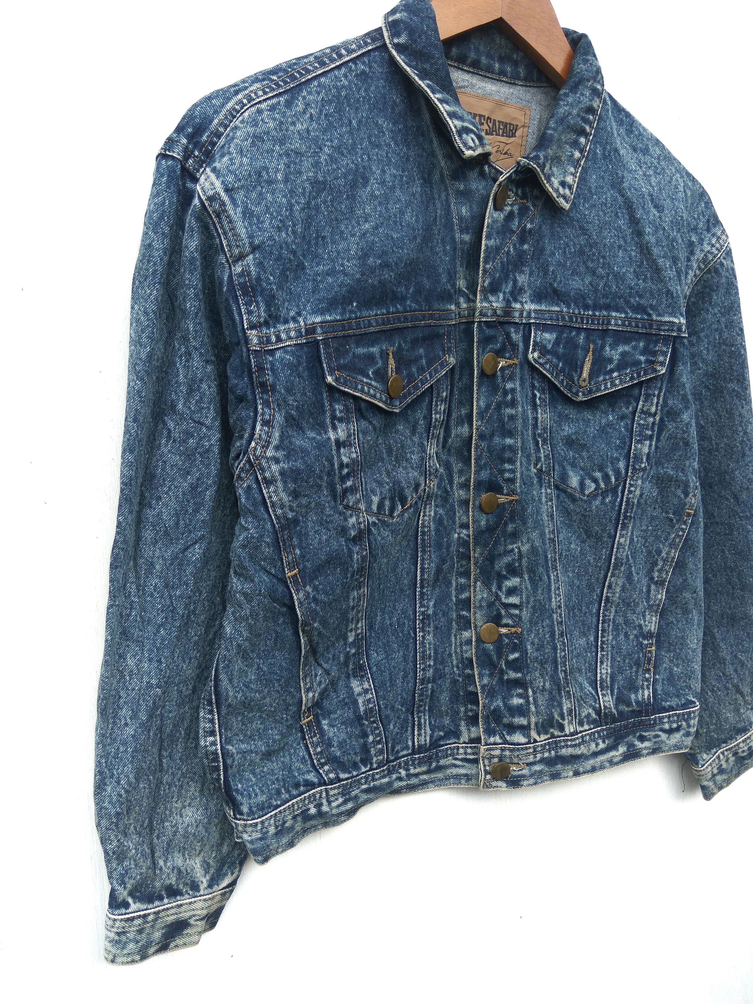Japanese Brand The Safari Jacket Jack Serika Denim Jacket Size US S / EU 44-46 / 1 - 3 Thumbnail