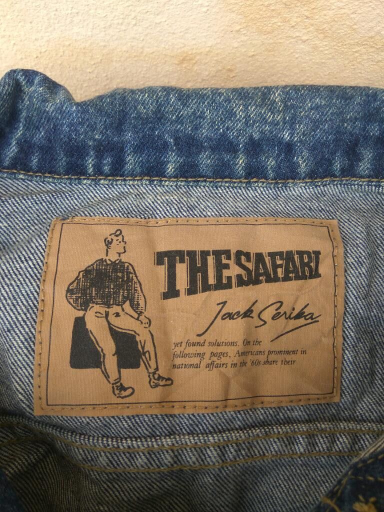 Japanese Brand The Safari Jacket Jack Serika Denim Jacket Size US S / EU 44-46 / 1 - 7 Thumbnail