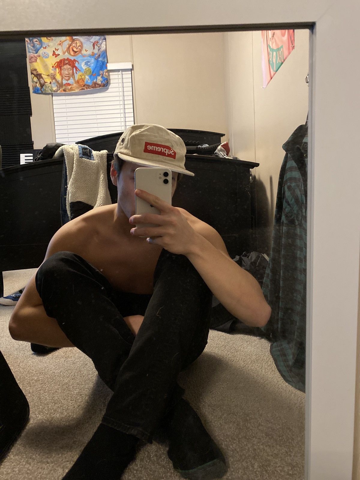 Supreme supreme canvas hat tan Grailed
