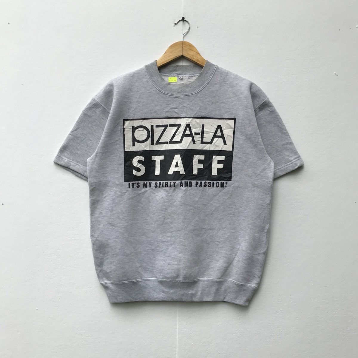 Pizza La Staff Big Spell Sweatshirt short sleeve
