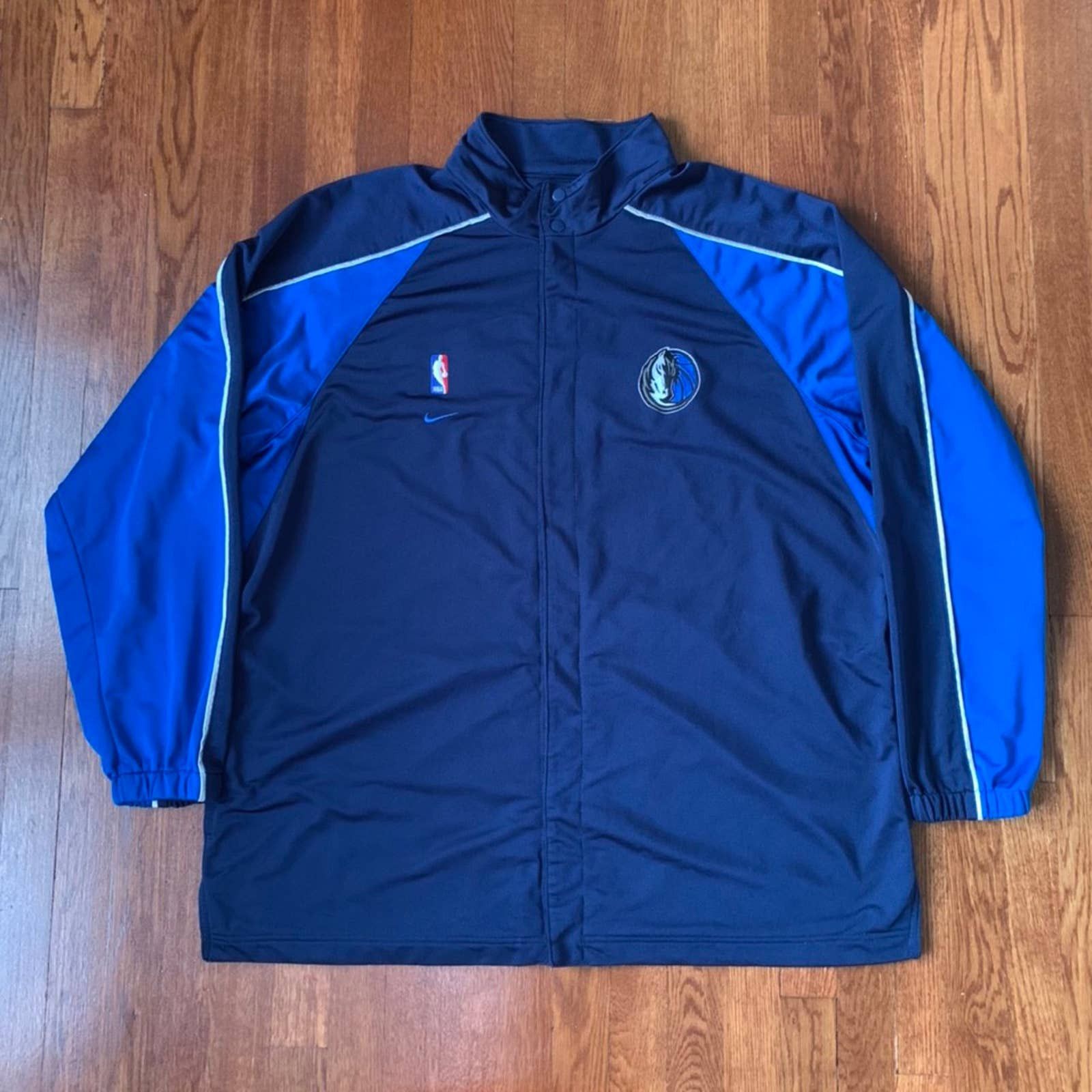 Vintage Nike Dallas Mavericks Authentic NBA Warm Up Top Size 2XL Size US XXL / EU 58 / 5 - 1 Thumbnail