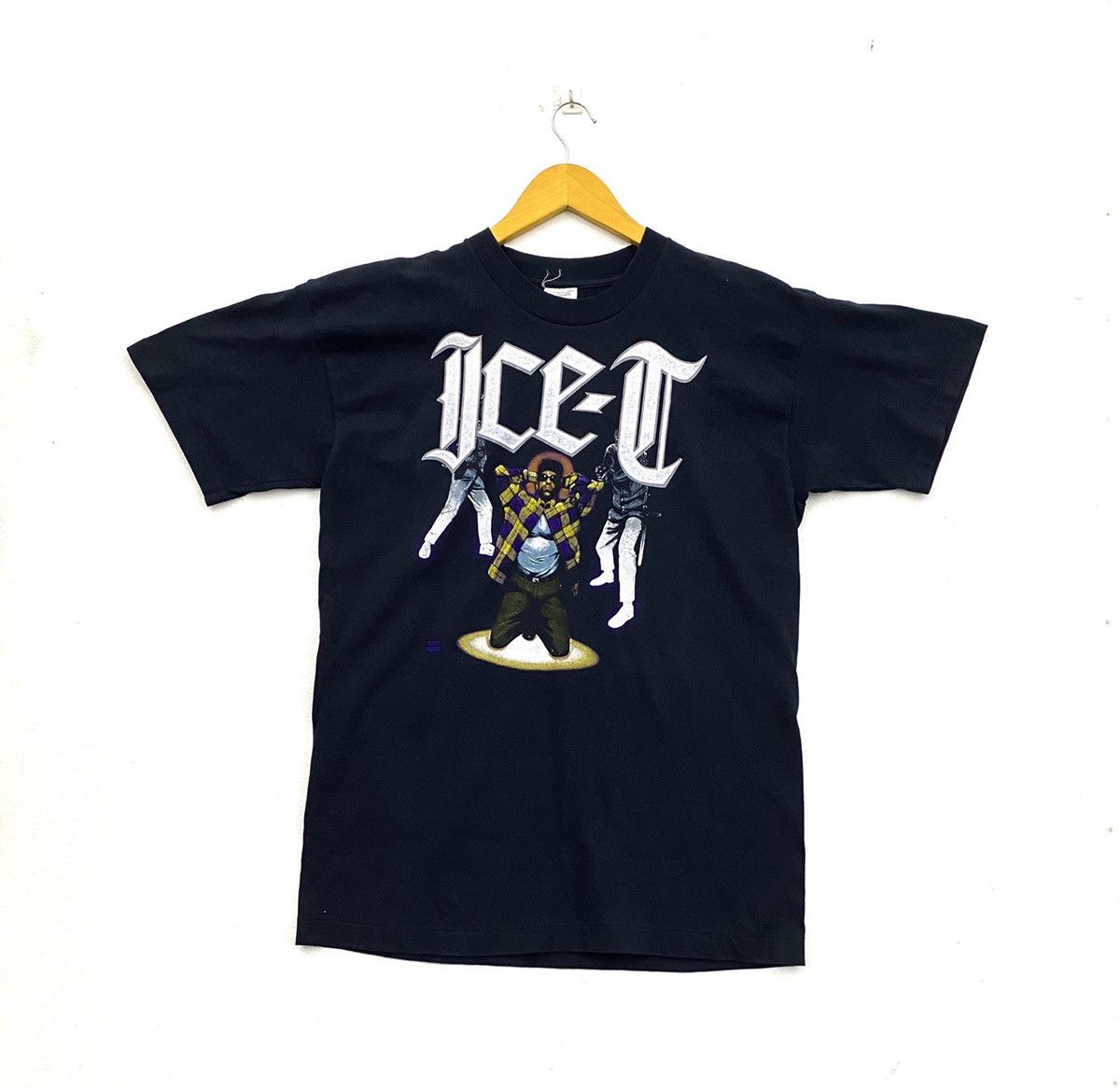 Band Tees vintage 1992 ICE-T original gangster album raptees t-shirts Size US XL / EU 56 / 4 - 1 Thumbnail