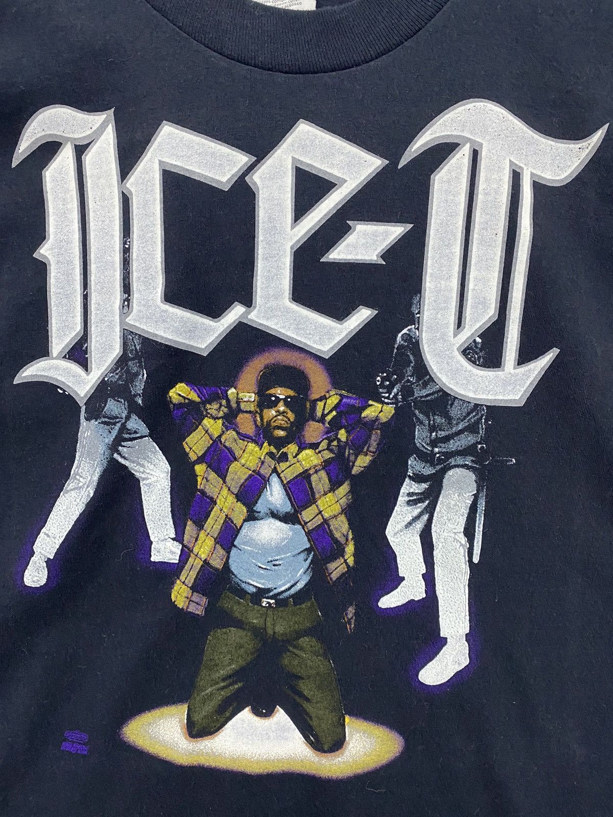 Band Tees vintage 1992 ICE-T original gangster album raptees t-shirts Size US XL / EU 56 / 4 - 3 Thumbnail