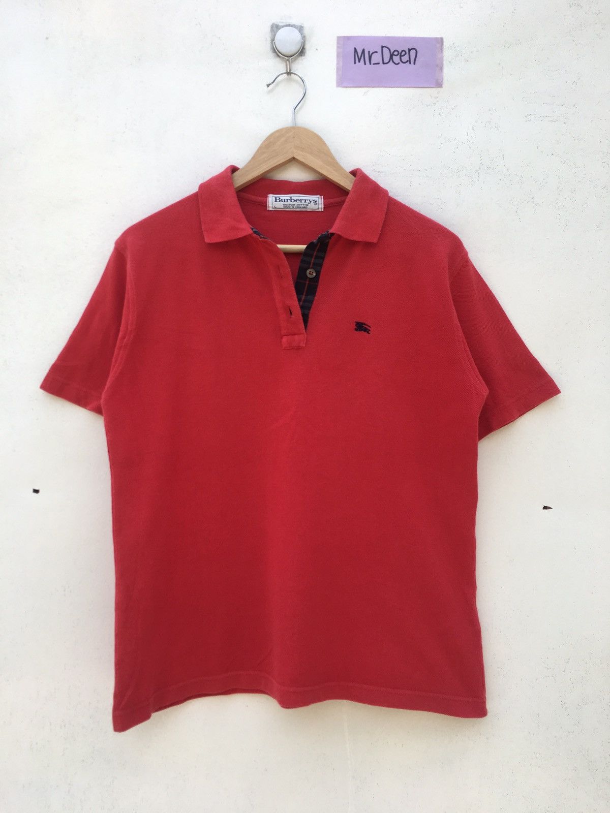 Burberry Vintage Burberry Polo Checkered Tshirt Size US S / EU 44-46 / 1 - 2 Thumbnail