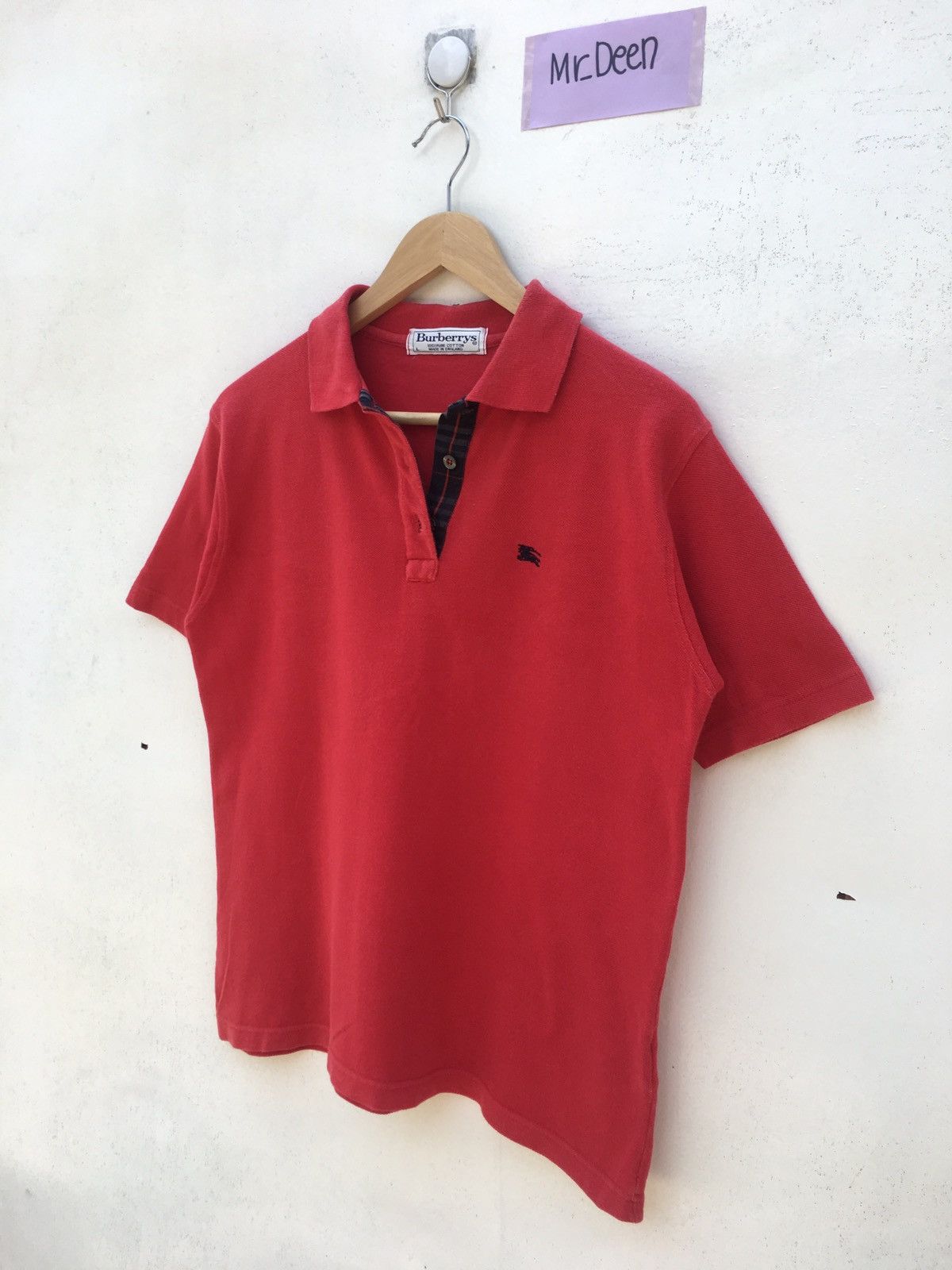 Burberry Vintage Burberry Polo Checkered Tshirt Size US S / EU 44-46 / 1 - 4 Thumbnail