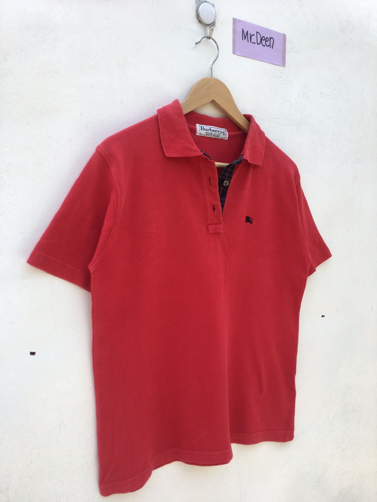 Burberry Vintage Burberry Polo Checkered Tshirt Size US S / EU 44-46 / 1 - 3 Thumbnail