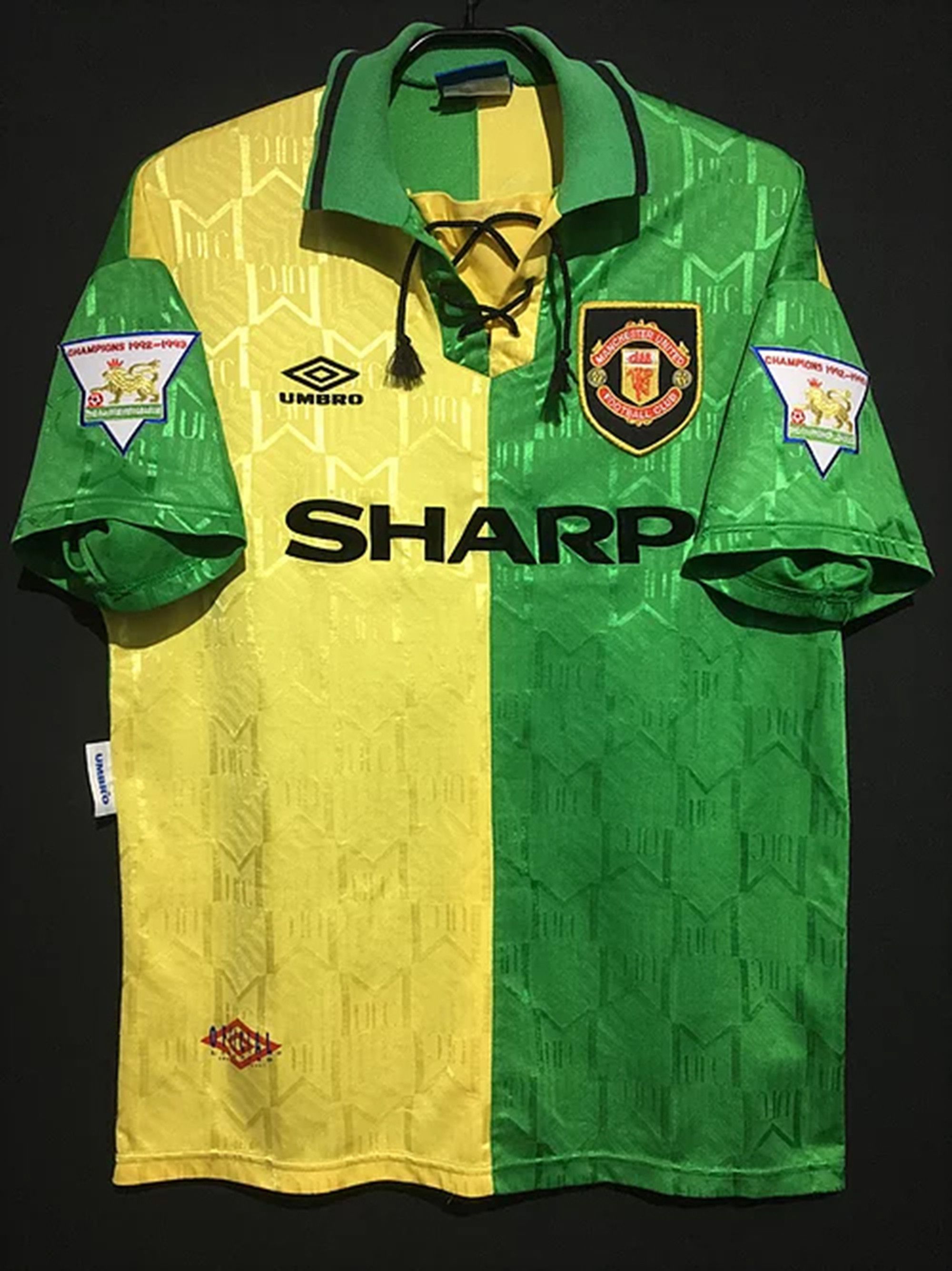 Vintage 1992-94 Manchester United Third Shirt Cantona #7 | Grailed