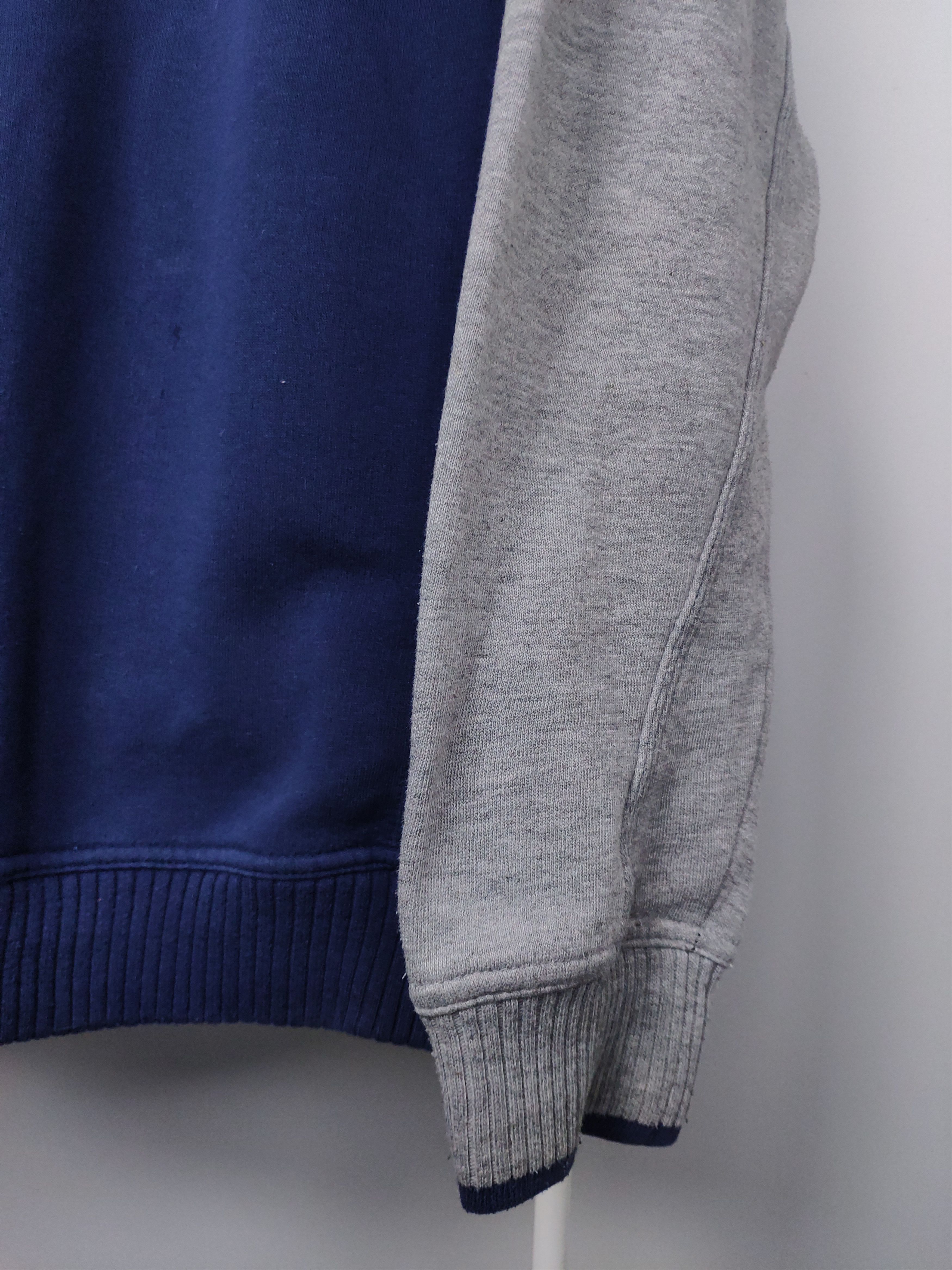 Adidas × Vintage Adidas vintage center logo spellout sweatshirt navy grey Size US XL / EU 56 / 4 - 6 Thumbnail
