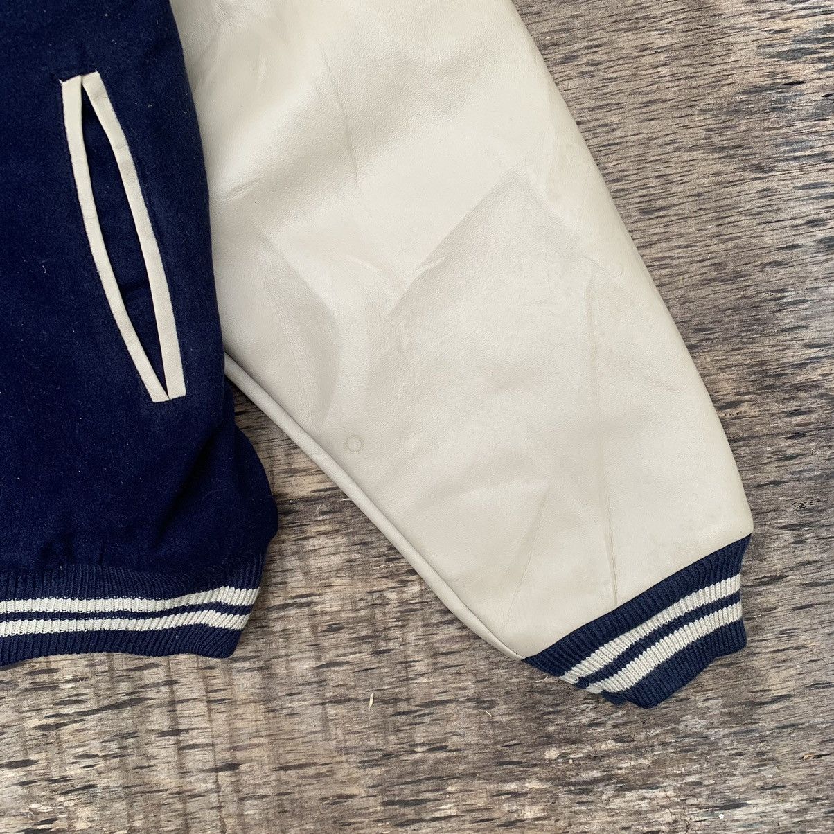 Other 🔥Vintage Suntory design Coffee Boss Leather Varsity Jacket Size US L / EU 52-54 / 3 - 3 Thumbnail