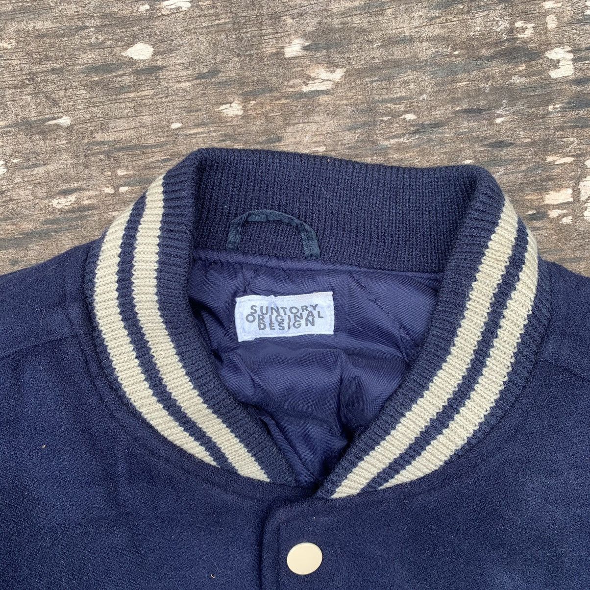 Other 🔥Vintage Suntory design Coffee Boss Leather Varsity Jacket Size US L / EU 52-54 / 3 - 7 Thumbnail