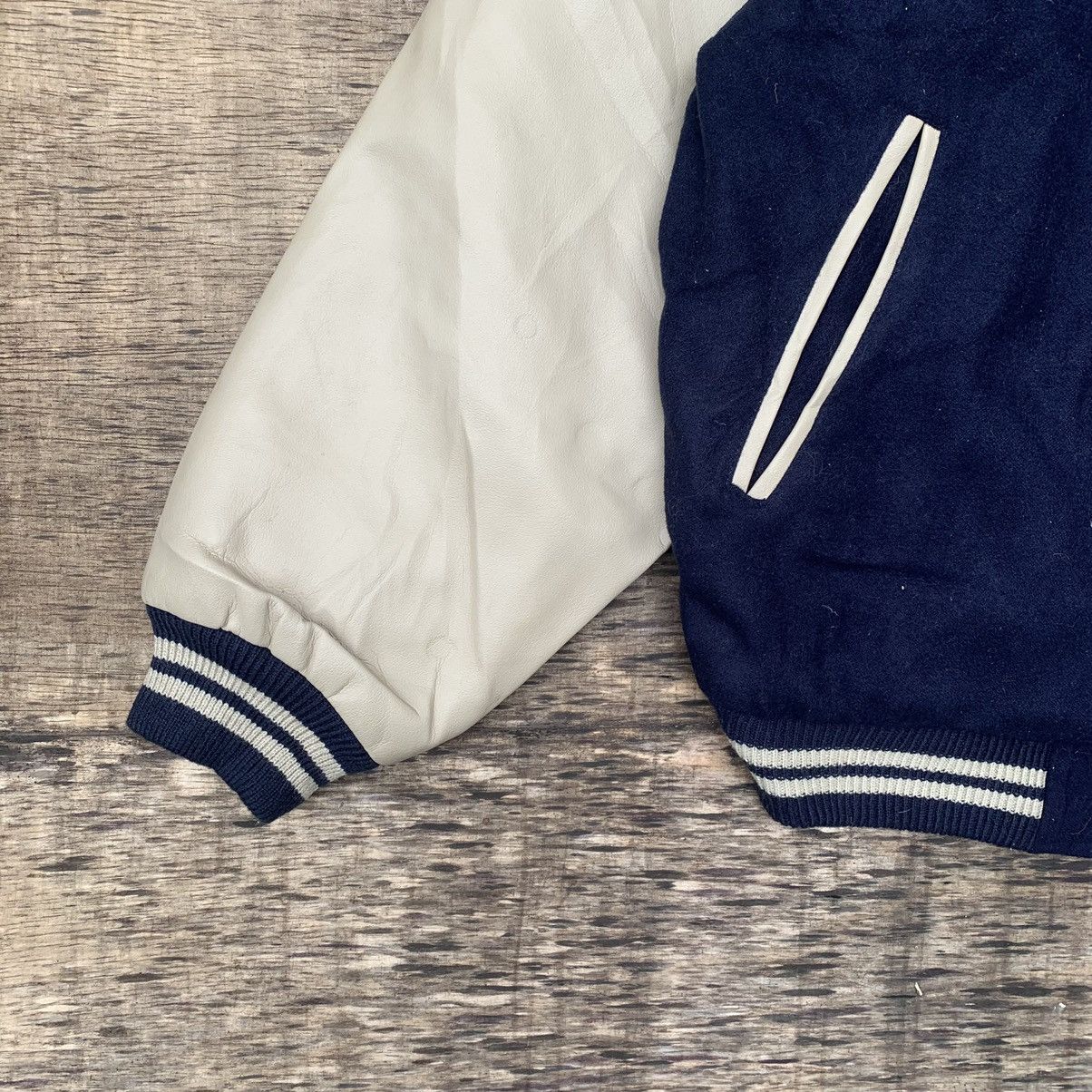 Other 🔥Vintage Suntory design Coffee Boss Leather Varsity Jacket Size US L / EU 52-54 / 3 - 4 Thumbnail