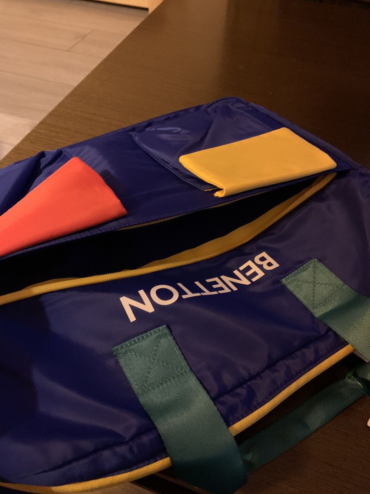 Benetton laptop bag clearance