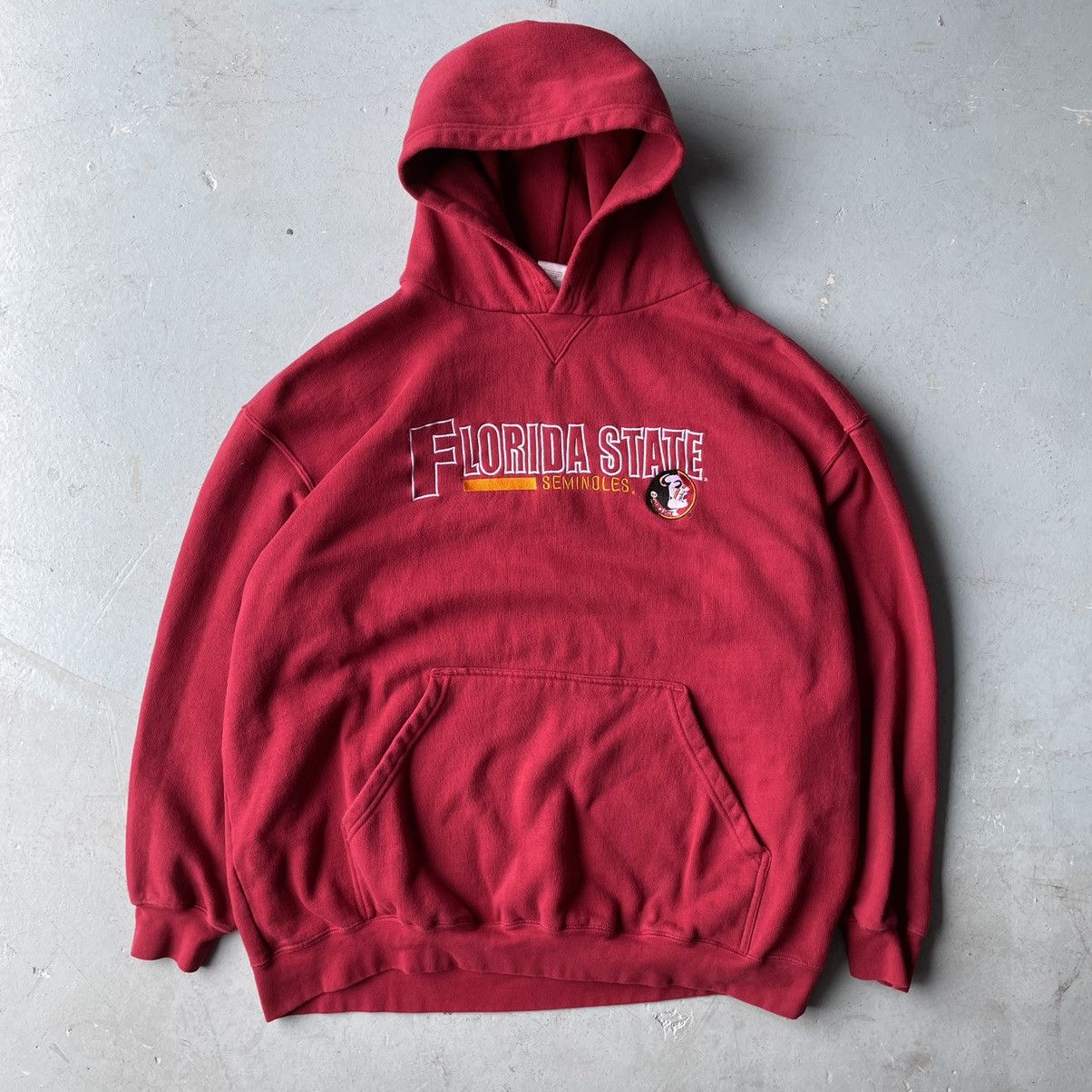 NCAA × Vintage Vintage 90s FSU Florida State University Seminoles Hoodie Size US XXL / EU 58 / 5 - 1 Thumbnail