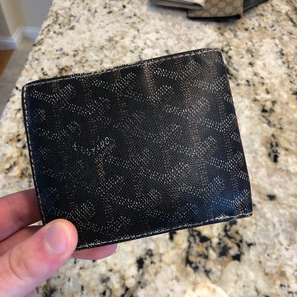 Goyard, Bags, Authentic Black Goyard Bifold Wallet