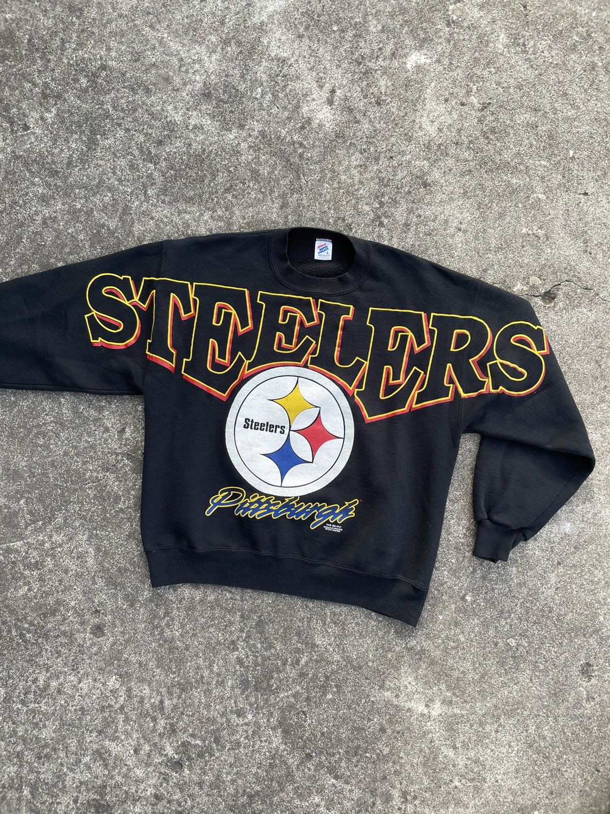 90's PITTSBURGH STEELERS Made in USA Size L Vintage NFL Sweat-Shirt / –  FISHTALE VINTAGE