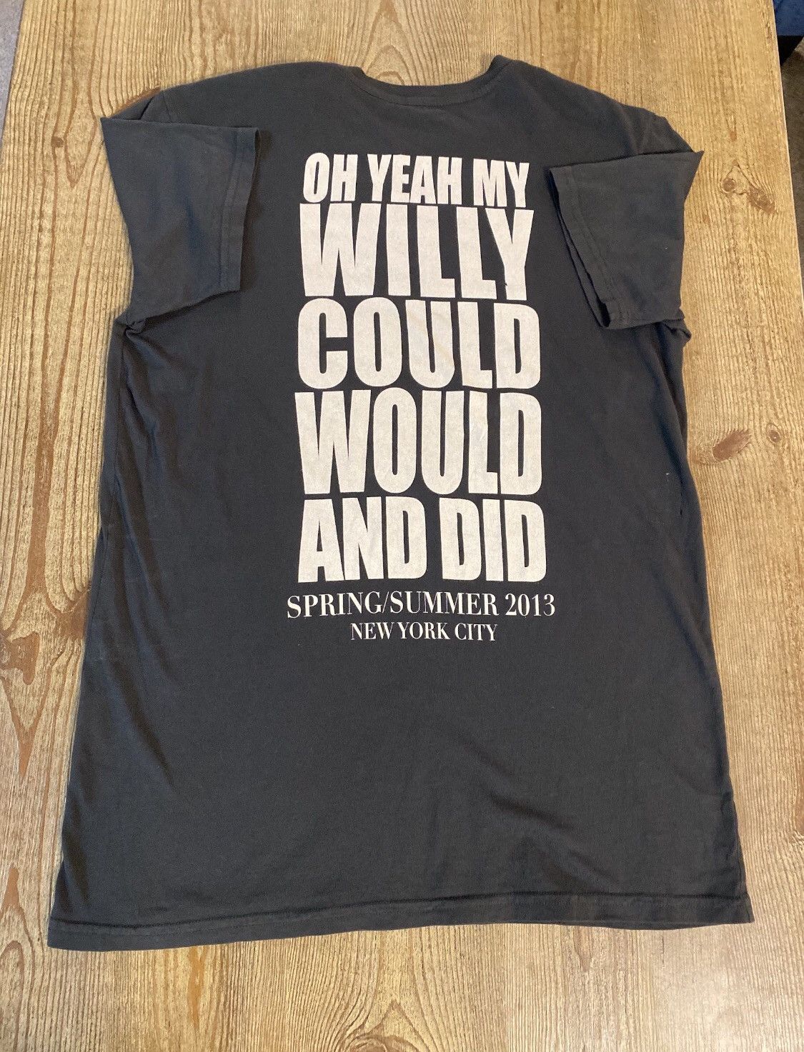 Vintage Wilhelmina Models Exclusive Tee Fashion Week 2013 MEDIUM Size US M / EU 48-50 / 2 - 4 Thumbnail