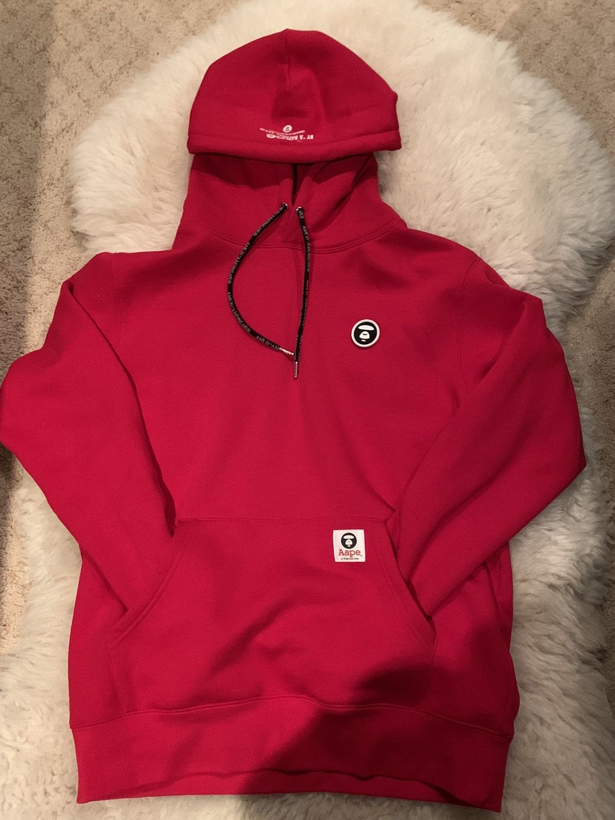 Aape 2024 hoodie red