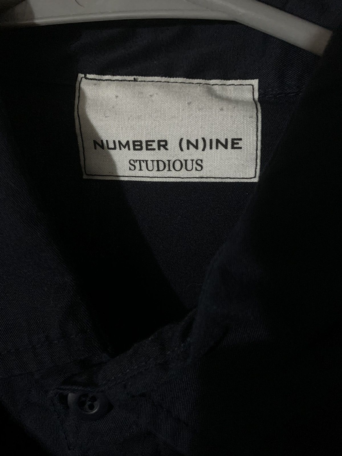 Number (N)ine Number (N)ine Studios Navy Button Up Size 1 XS - Small Size US S / EU 44-46 / 1 - 3 Thumbnail
