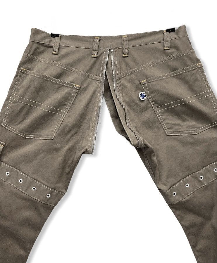 Designer × Japanese Brand RARE! GOOD MEN WEAR Fully Zipper Rise Cargo Pants Size US 31 - 4 Thumbnail