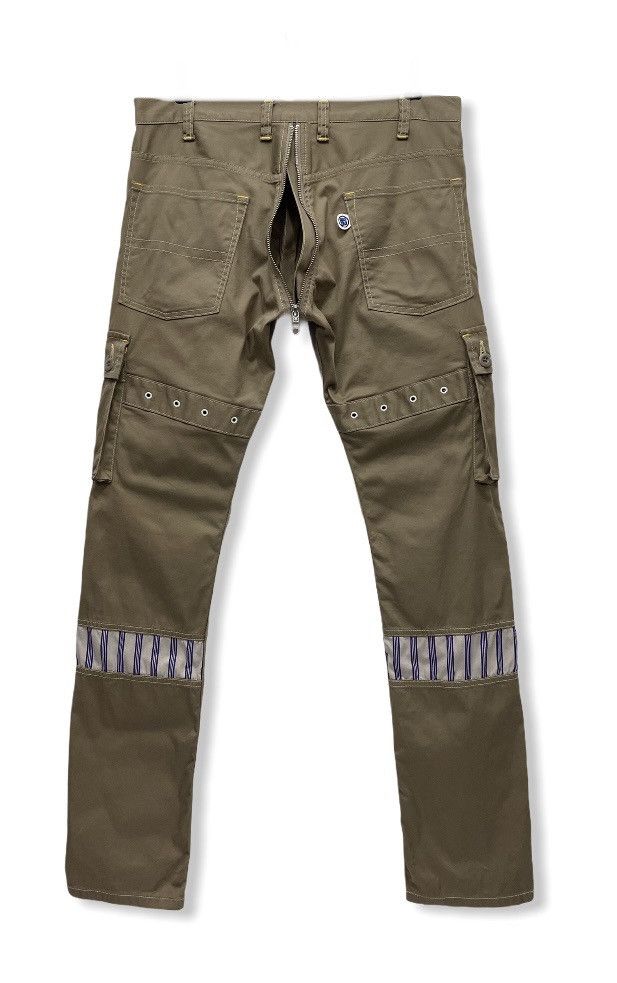 Designer × Japanese Brand RARE! GOOD MEN WEAR Fully Zipper Rise Cargo Pants Size US 31 - 1 Thumbnail
