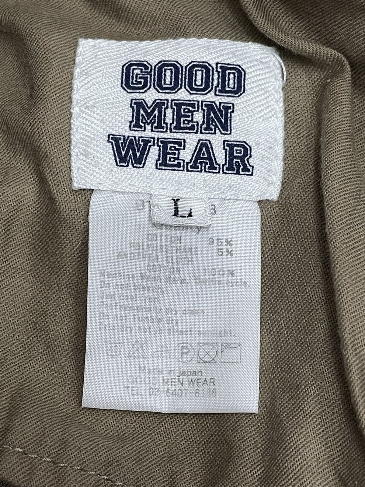 Designer × Japanese Brand RARE! GOOD MEN WEAR Fully Zipper Rise Cargo Pants Size US 31 - 9 Thumbnail