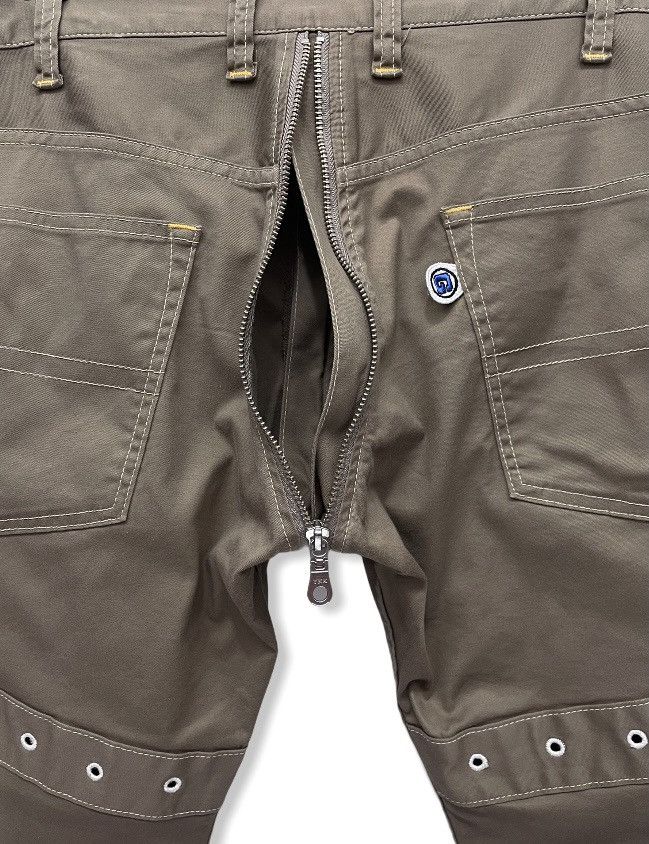 Designer × Japanese Brand RARE! GOOD MEN WEAR Fully Zipper Rise Cargo Pants Size US 31 - 2 Thumbnail