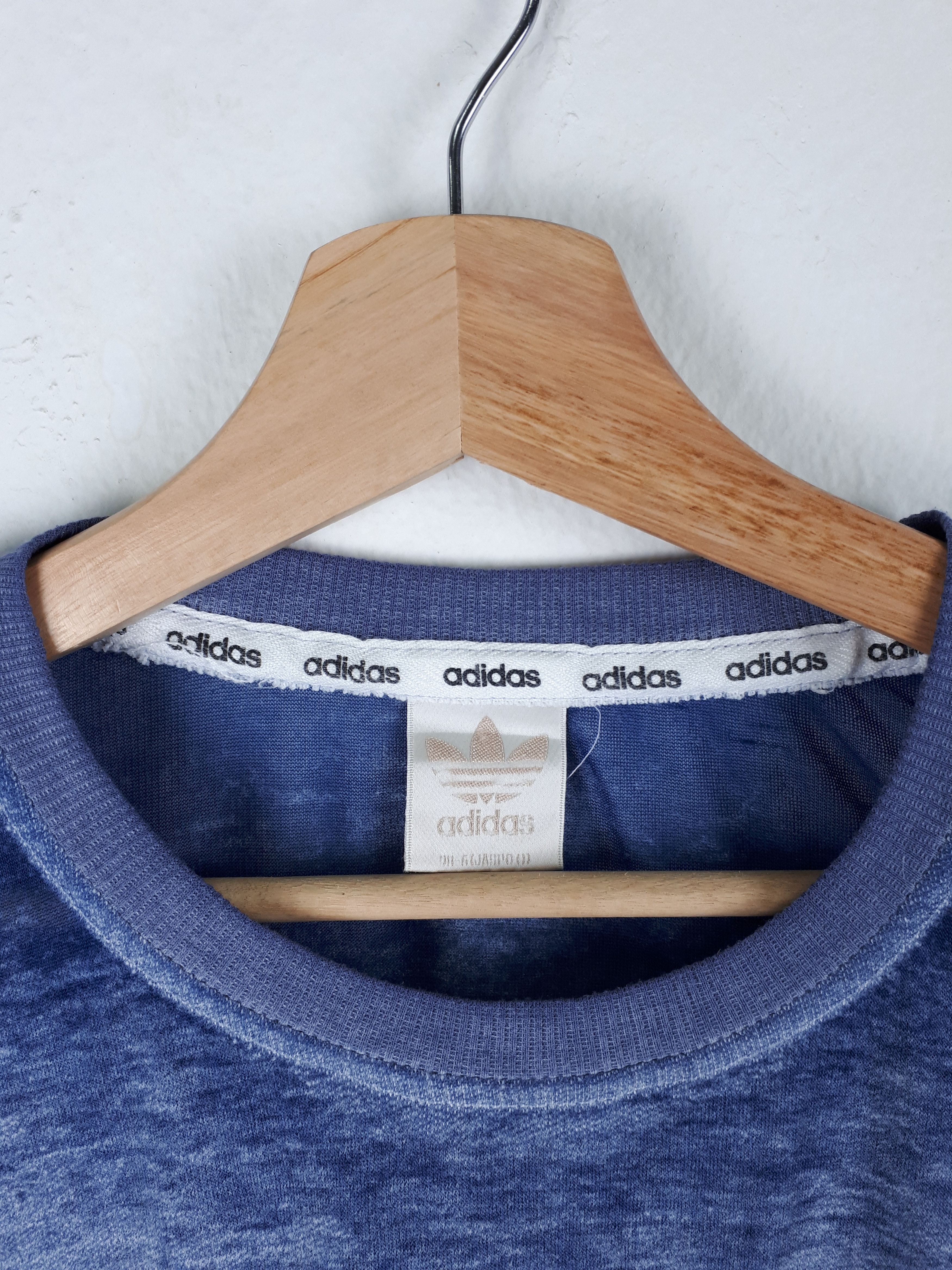 Adidas × Descente × Vintage Vintage Adidas Spell Out Tee Shirt Size US M / EU 48-50 / 2 - 4 Thumbnail