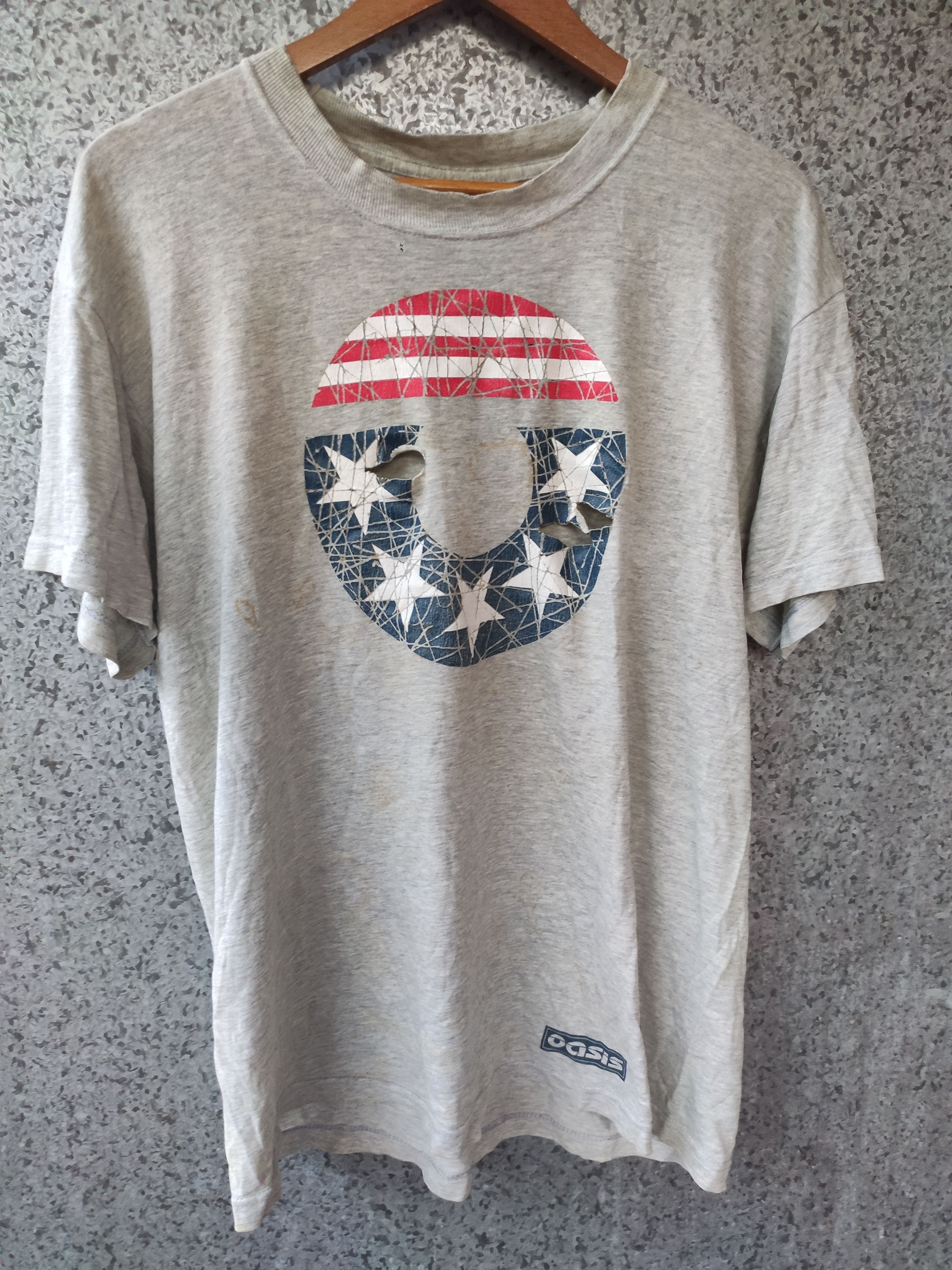 Band Tees × Rock Band × Vintage Vintage 90s Vintage Oasis t shirt 
