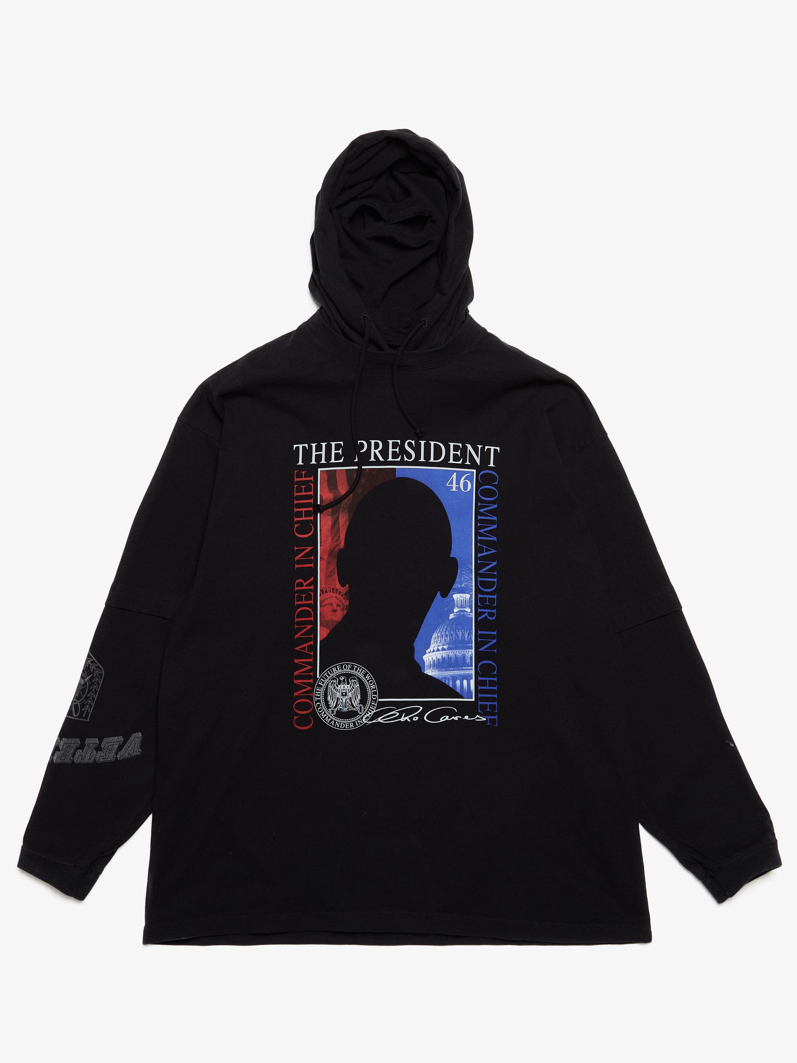 Vetements AW20 The President Black Jersey Hoodie Size US M / EU 48-50 / 2 - 1 Preview