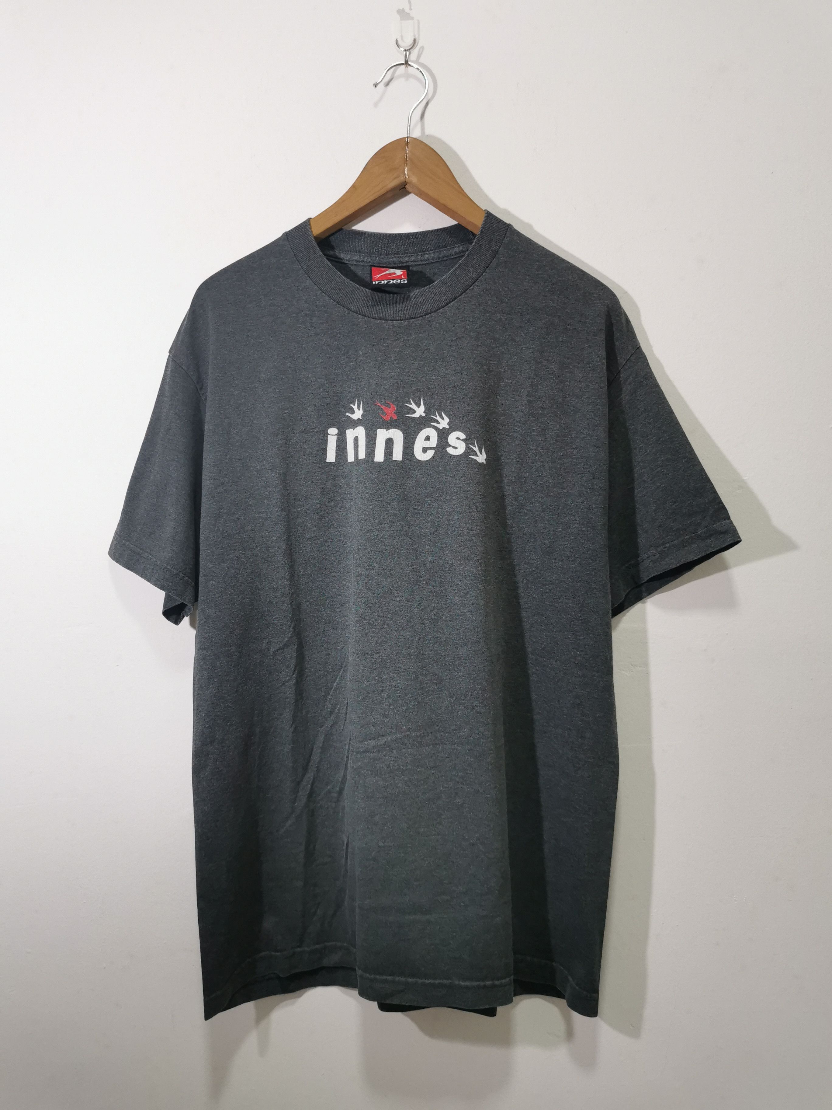 90-00s Innes Skateboardイネス Tシャツ L相当 ブラック 90-00s Innes Skateboardイネス Tシャツ L相当 ブラック