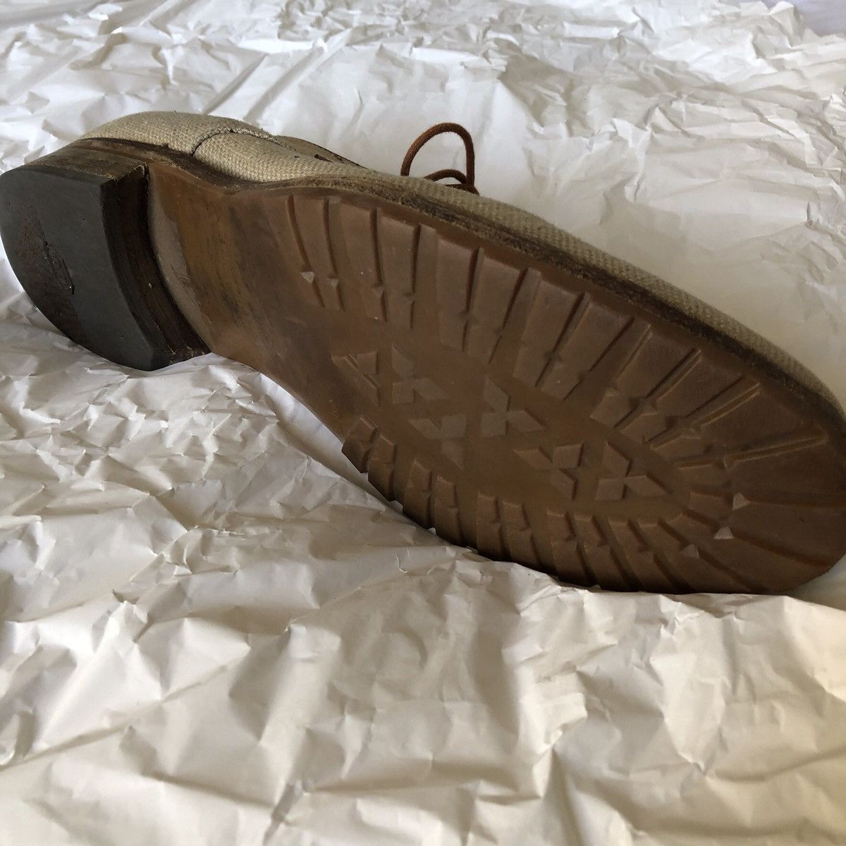Dries van Noten linen & leather shoes size 45
