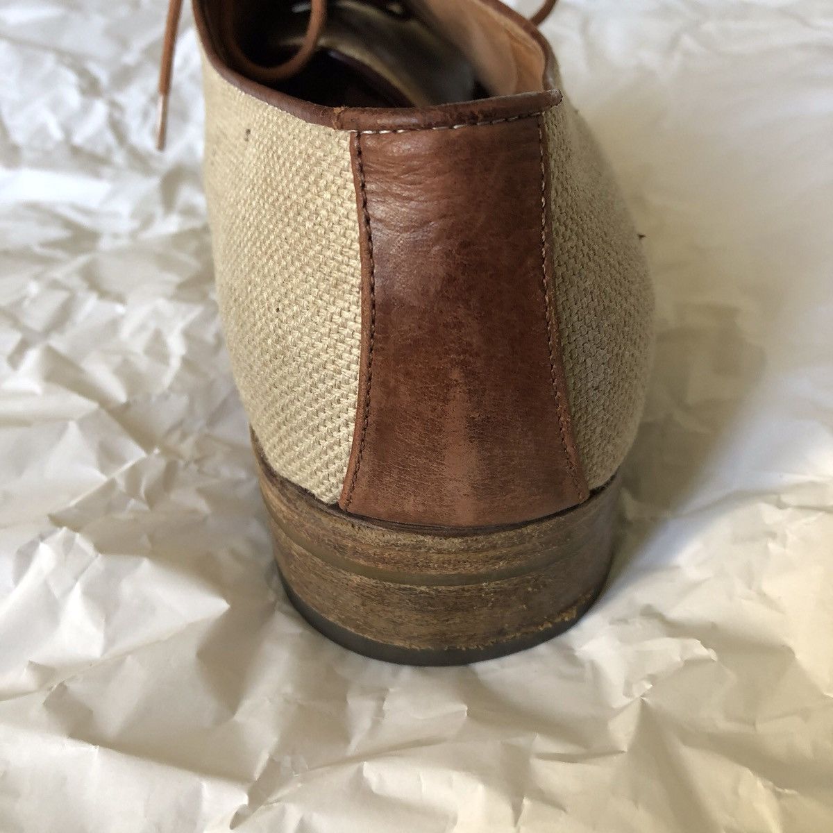 Dries van Noten linen & leather shoes size 45