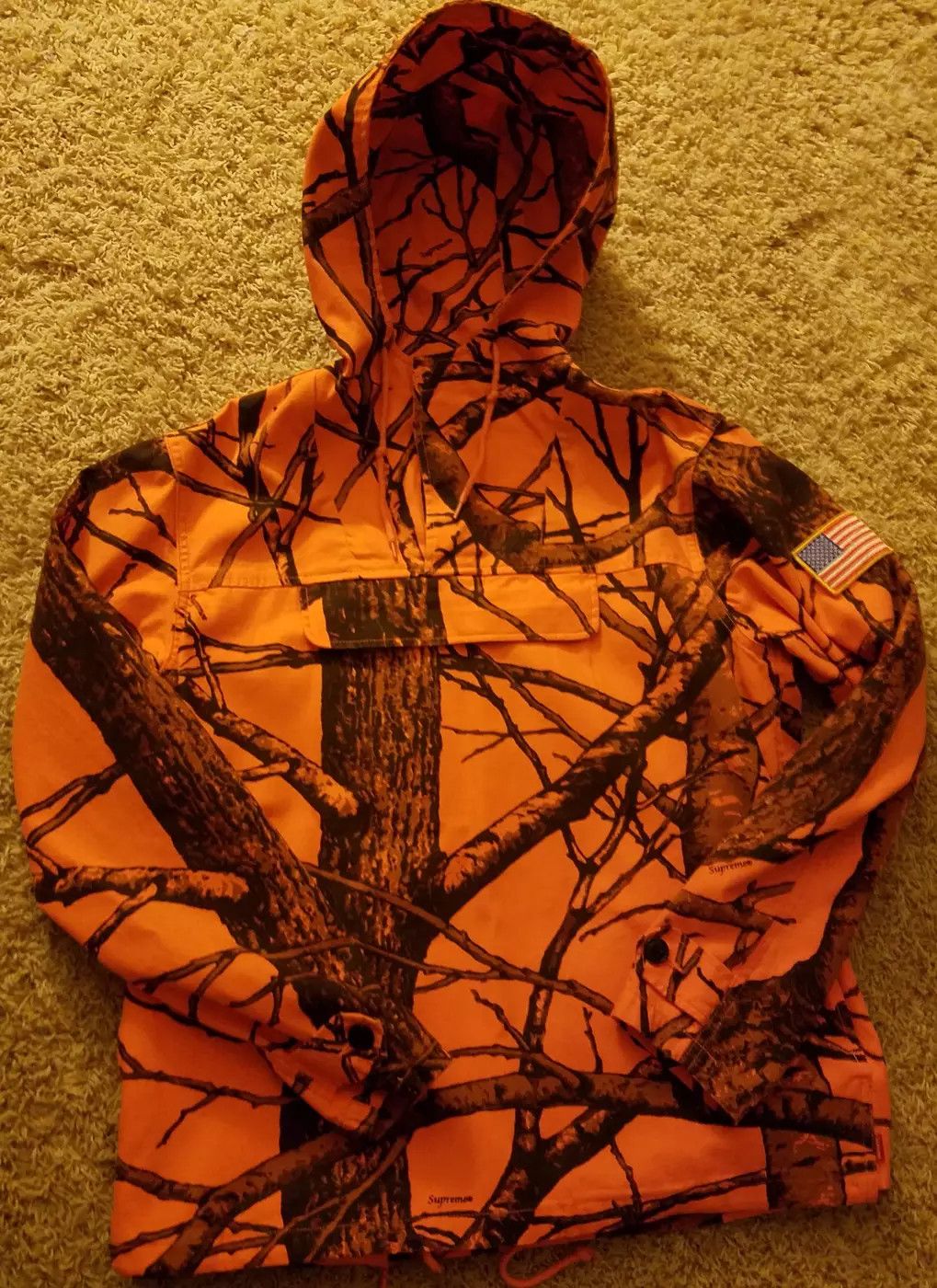 Supreme Supreme Camp Field Jacket Orange Tree Camo F w 12 Grailed