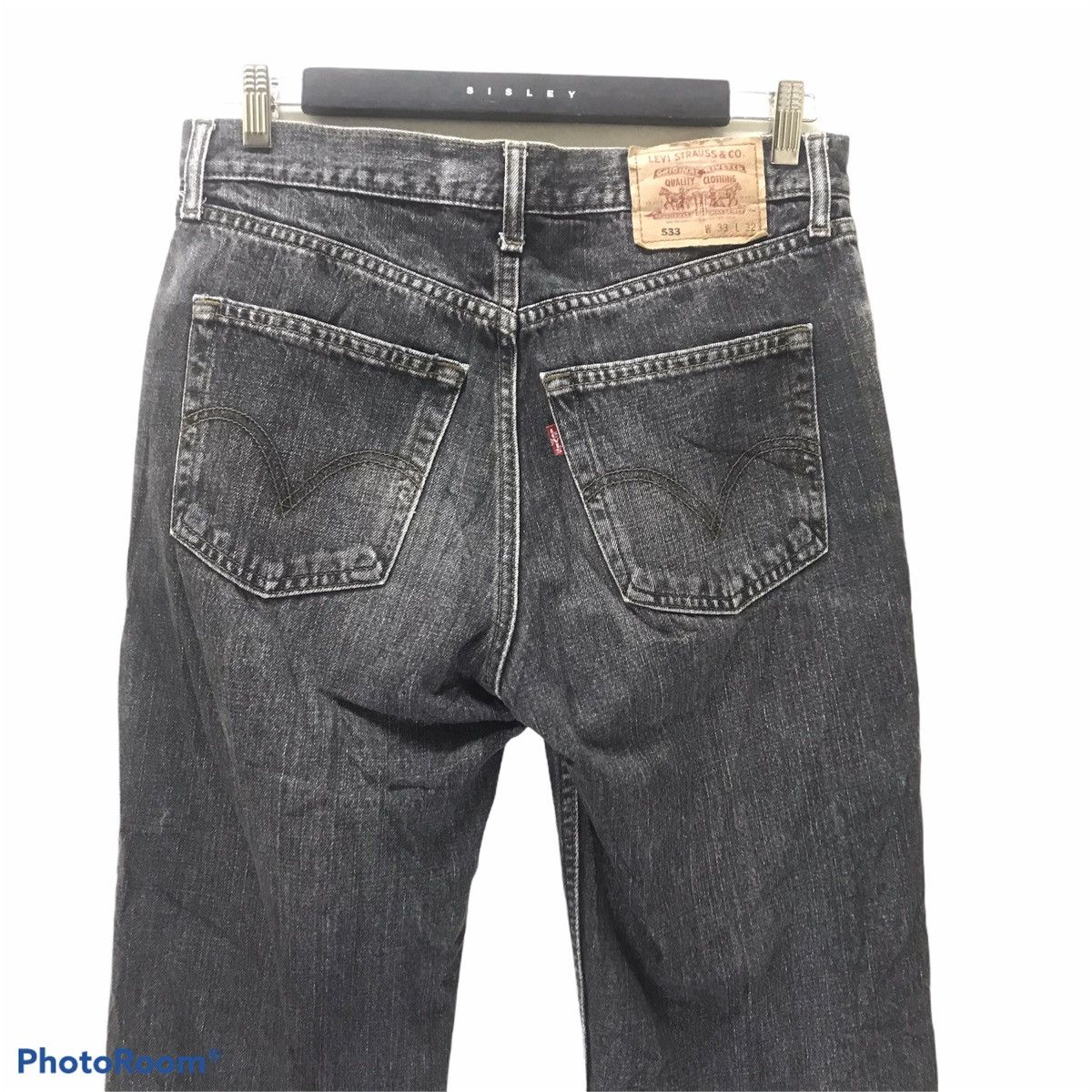 Levi's Vintage Levis 533 Faded Black Jeans Made in Japan Size US 32 / EU 48 - 4 Thumbnail