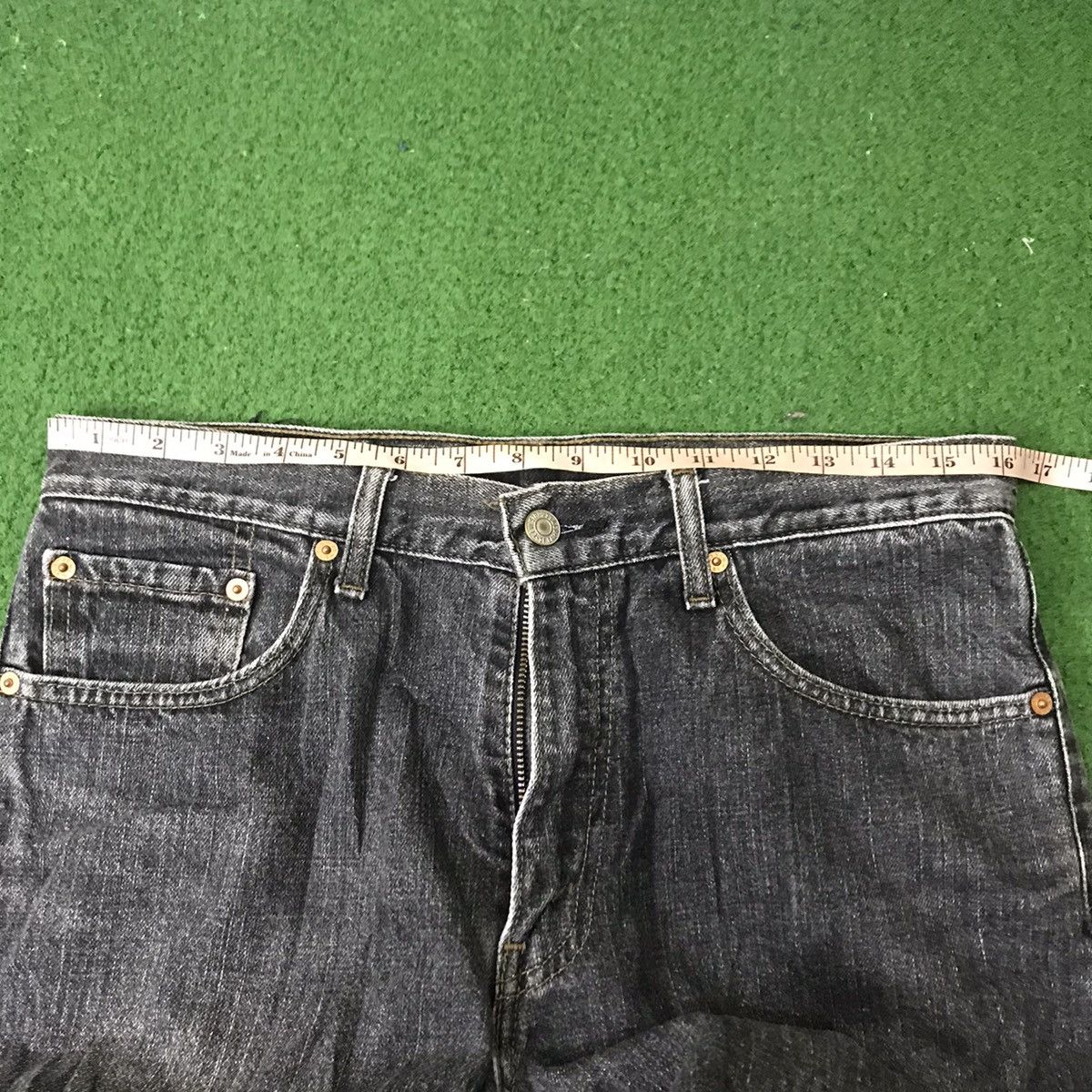 Levi's Vintage Levis 533 Faded Black Jeans Made in Japan Size US 32 / EU 48 - 15 Thumbnail