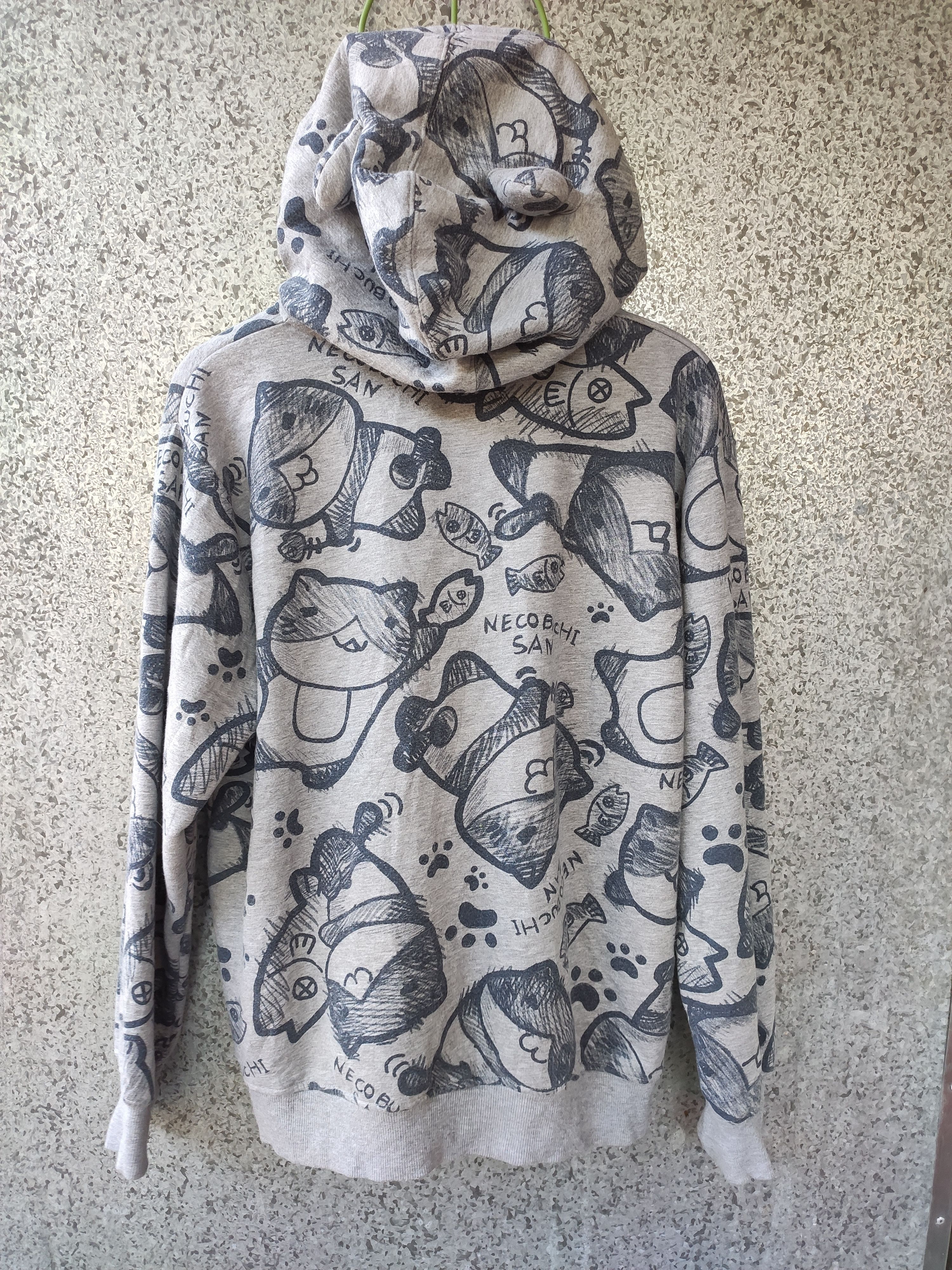 Anime Necobuchi San Hoodies full print Size US M / EU 48-50 / 2 - 3 Thumbnail