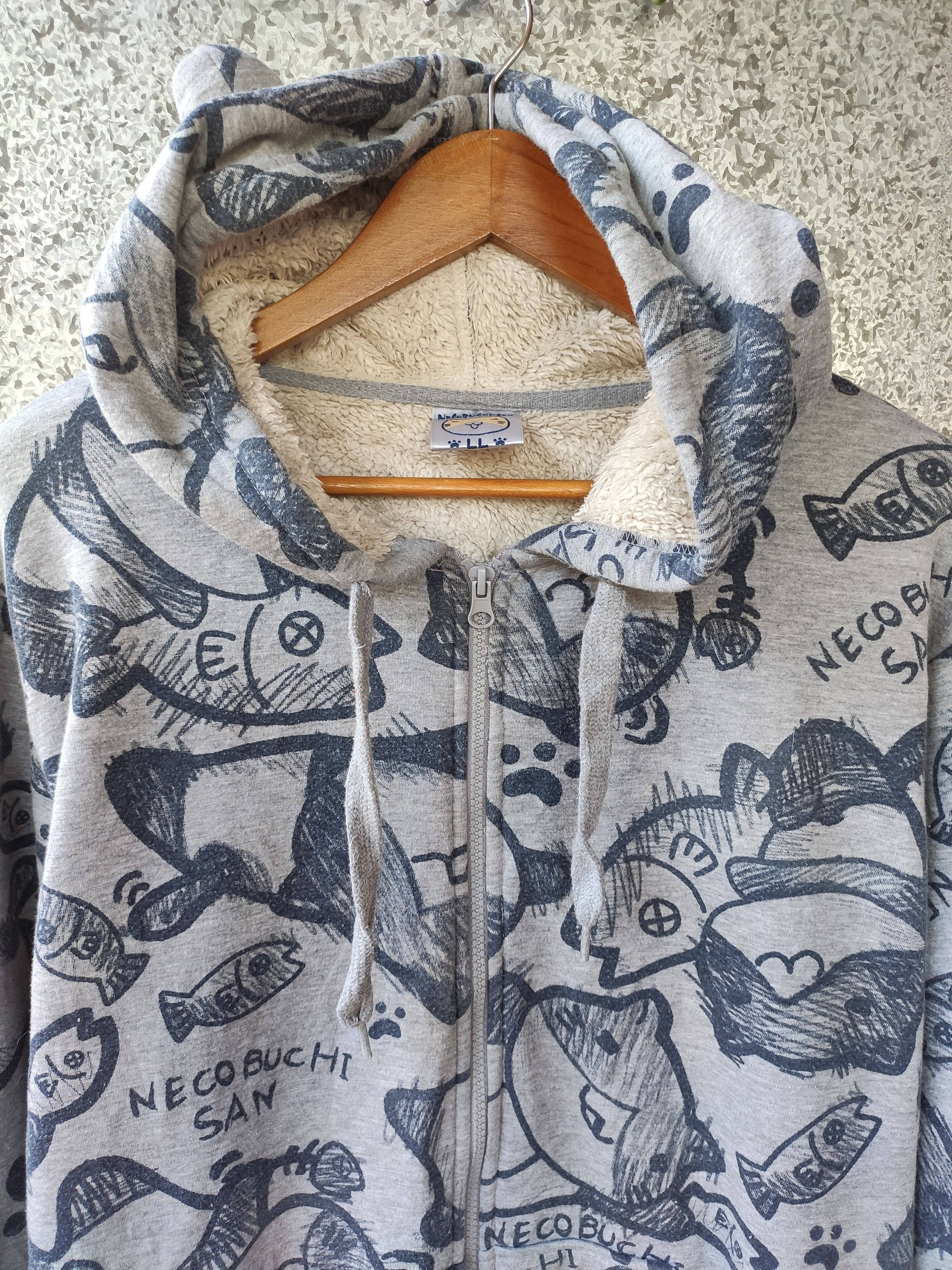 Anime Necobuchi San Hoodies full print Size US M / EU 48-50 / 2 - 7 Thumbnail