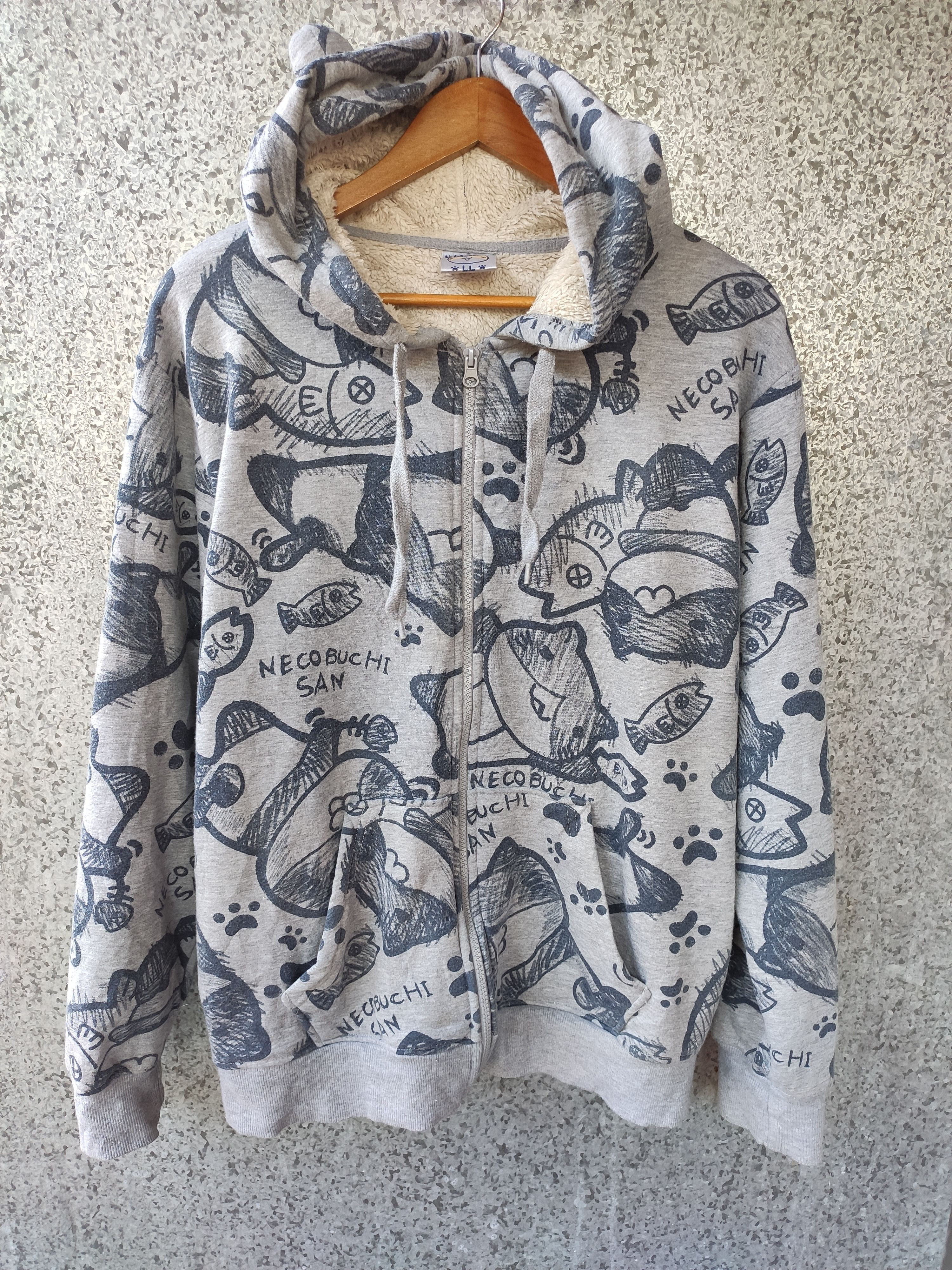 Anime Necobuchi San Hoodies full print Size US M / EU 48-50 / 2 - 1 Thumbnail