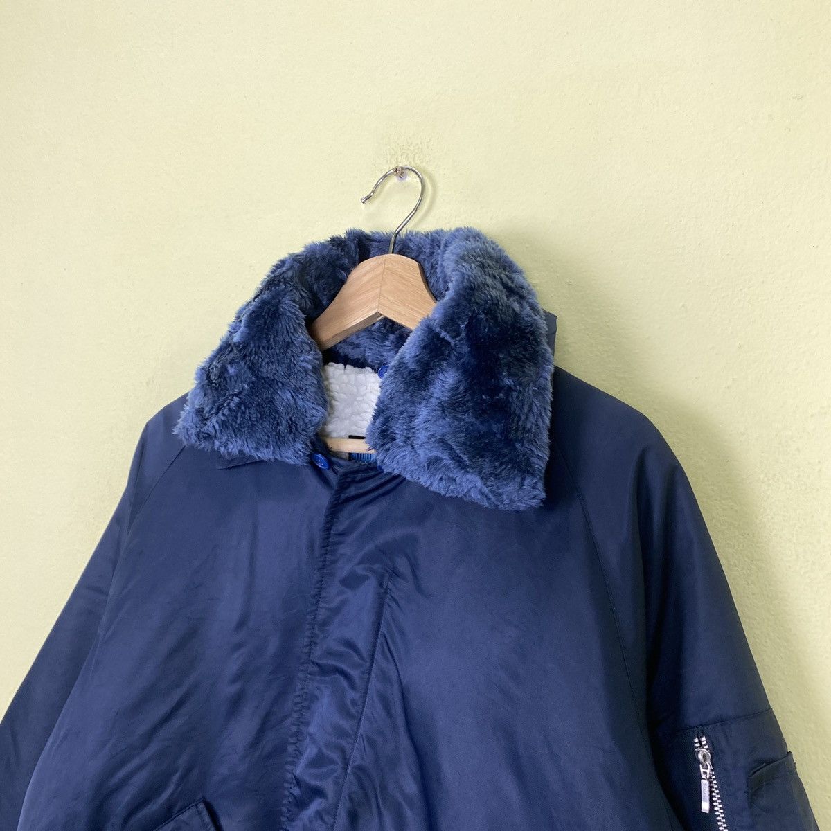 Japanese Brand × Vintage Midori Quality Zip Up Bomber Jacket Size US L / EU 52-54 / 3 - 3 Thumbnail