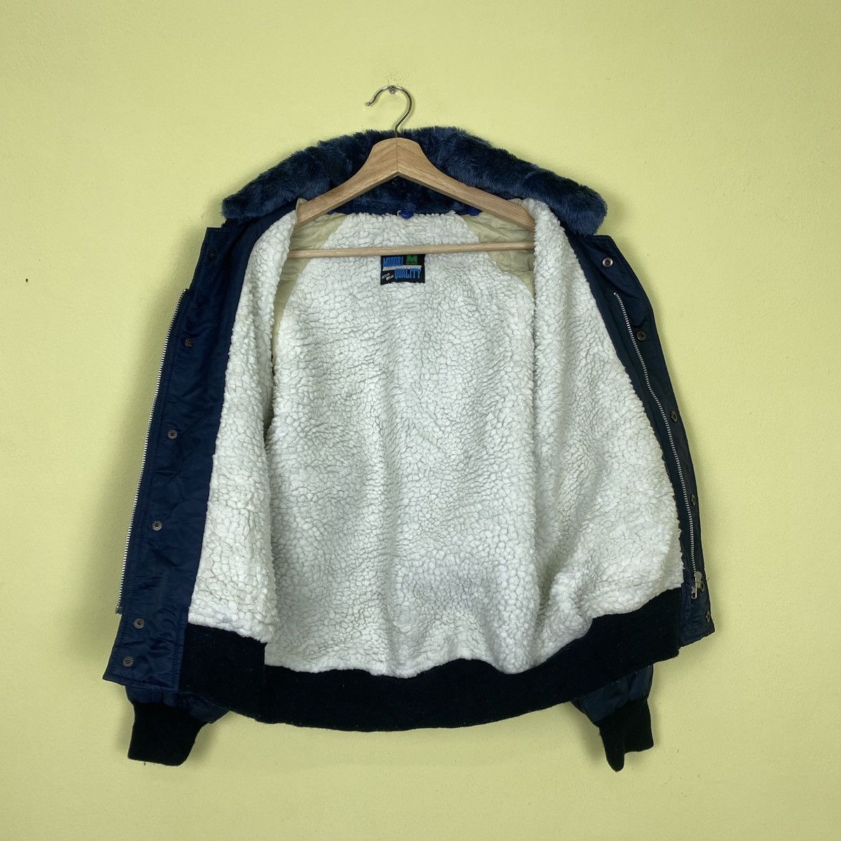 Japanese Brand × Vintage Midori Quality Zip Up Bomber Jacket Size US L / EU 52-54 / 3 - 11 Thumbnail