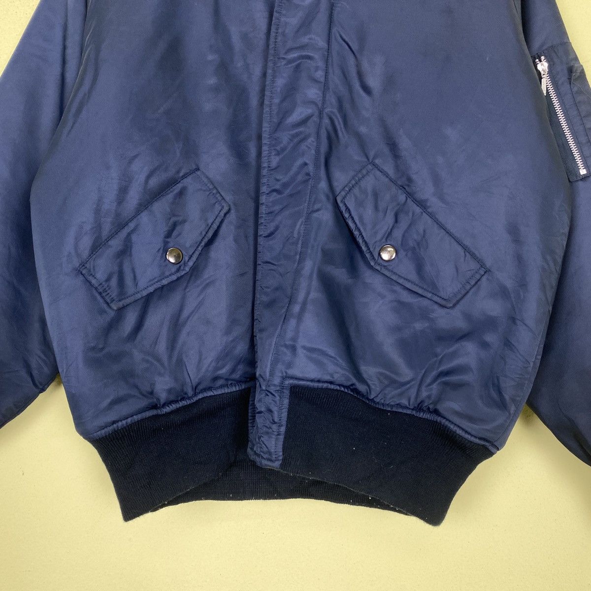 Japanese Brand × Vintage Midori Quality Zip Up Bomber Jacket Size US L / EU 52-54 / 3 - 7 Thumbnail