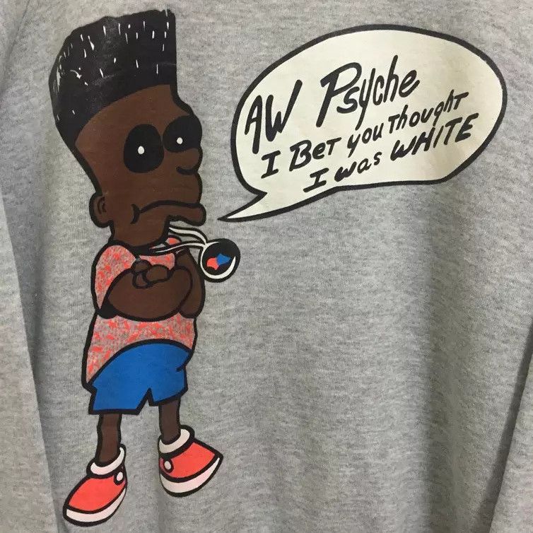 Vintage 🔥Vintage 90s AW PSYCHE the Simpsons character sweatshirt Size US L / EU 52-54 / 3 - 3 Thumbnail