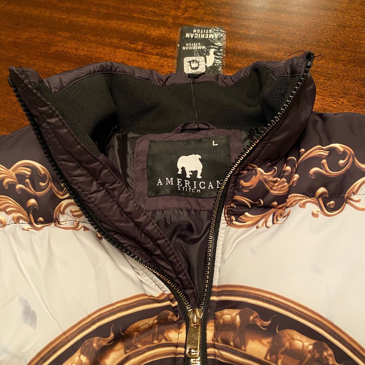 American Stitch Brand NWT American Stitch All-over Print Puffer Coat Size L Size US L / EU 52-54 / 3 - 3 Thumbnail