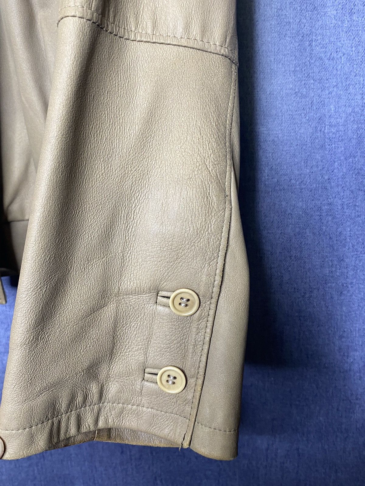 Bally × Vintage Bally vintage lama leather jacket Size US L / EU 52-54 / 3 - 7 Thumbnail
