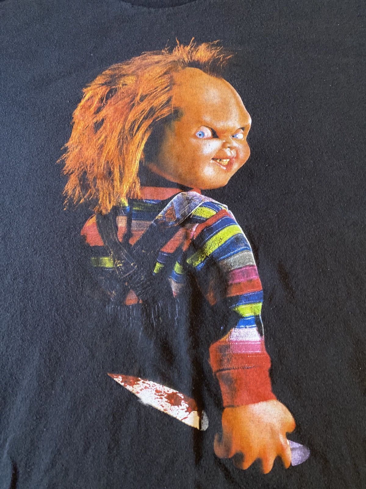 Vintage 2004 VINTAGE CHUCKY FILM TEE Size US XL / EU 56 / 4 - 2 Thumbnail